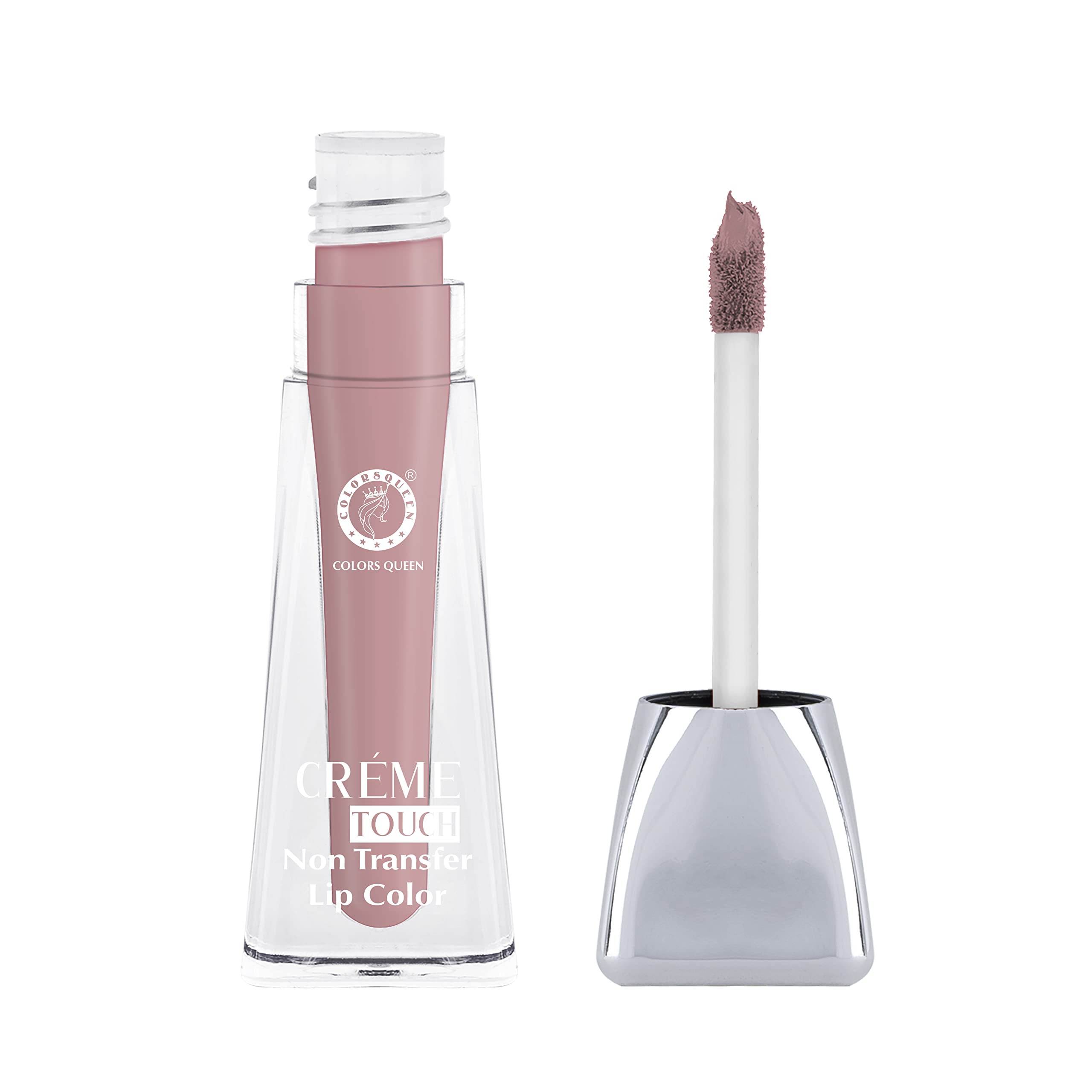 COLORS QUEEN Matte Light Nude Lipstick - Long Lasting Moisturizing Lip Makeup for Everyday Wear & Special Occasions