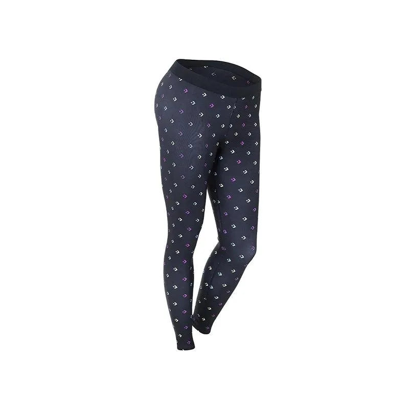 Converse Star Chevron Women's Black Leggings - High Waist Yoga Pants for Workout, Running & Casual Wear