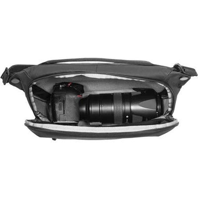 Peak Design Everyday Sling Bag v2 10L Black - Premium Camera & Travel Backpack for Photographers | Durable & Water-Resistant | Perfect for Hiking, Commuting & Urban Exploration