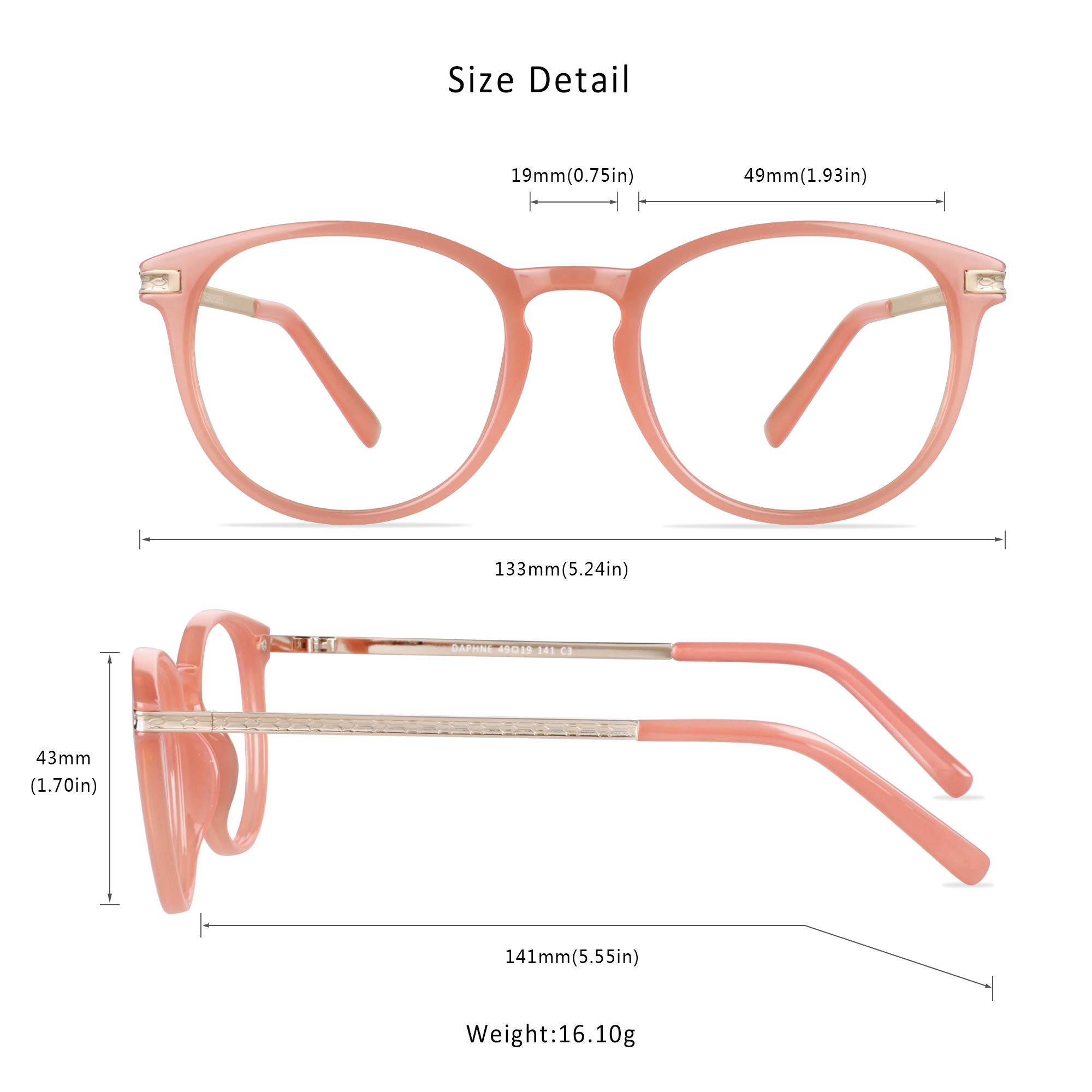 LifeArt Blue Light Blocking Glasses for Women & Men - Anti Eyestrain Computer Reading Glasses with UV Protection - Reduce Eye Fatigue for Office Work, Gaming & Screen Time