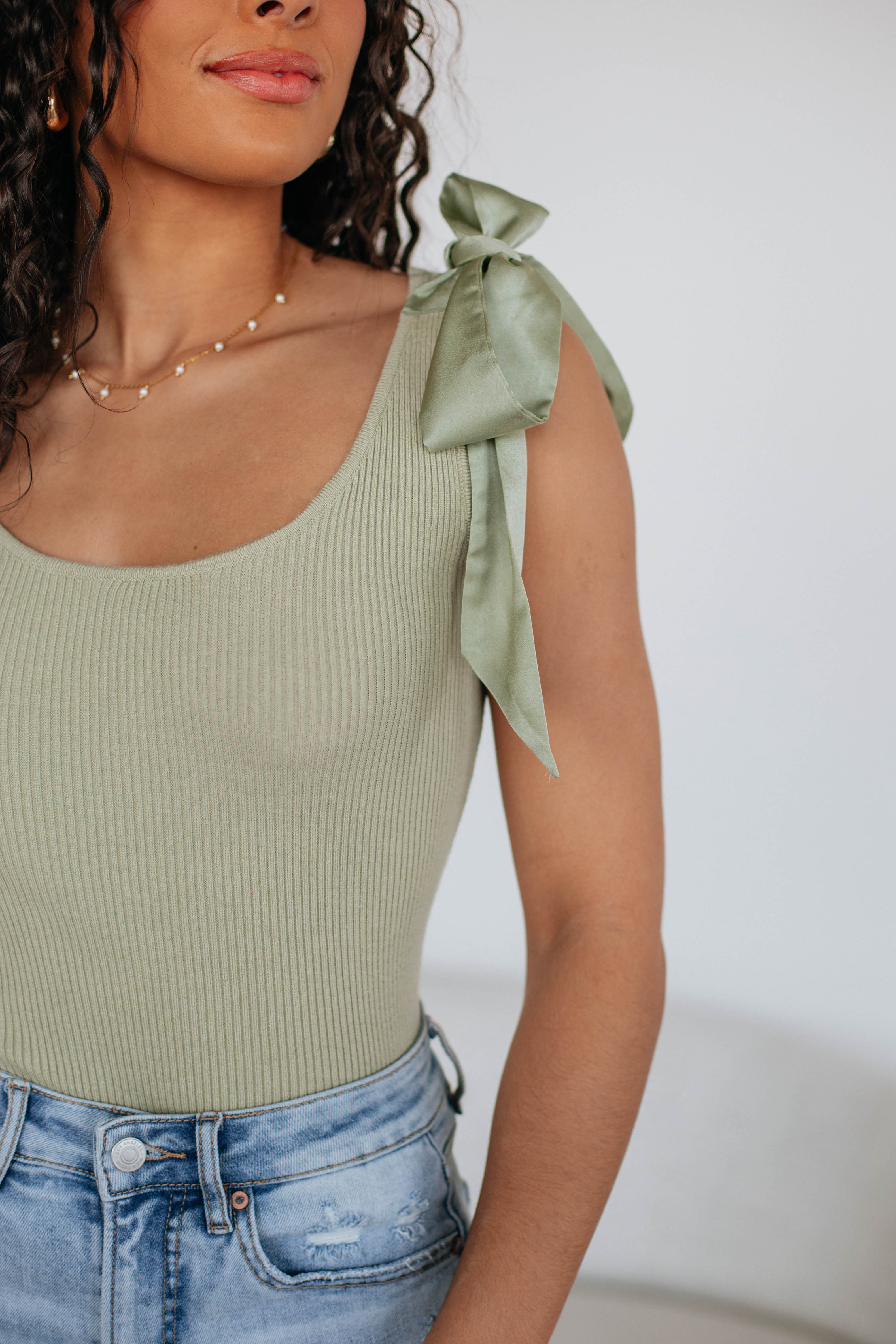 All In Good Time Tank Top - Sage Green Women's Casual T-Shirt | Perfect for Yoga, Summer Outfits & Everyday Wear