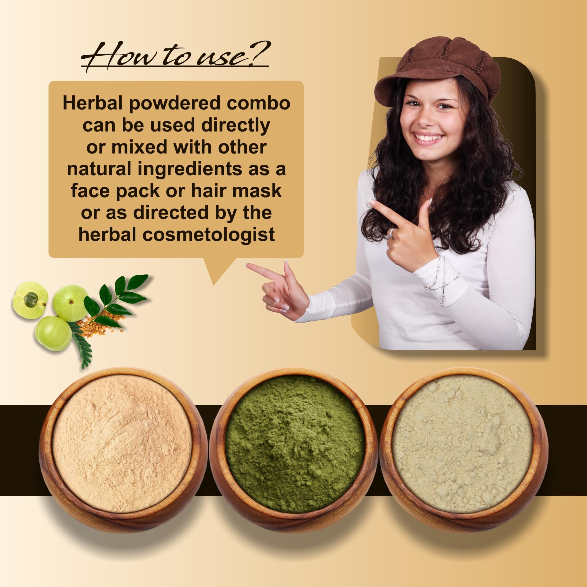 Organic Ayurvedic Amla Powder with Curry Leaves & Fenugreek Powder for Hair Growth – 300g | Natural Hair Mask for Dry, Frizzy Hair & Scalp Care | Volumizing Treatment | Skin & Hair Wellness | Perfect for DIY Hair Masks & Ayurvedic Beauty Routines