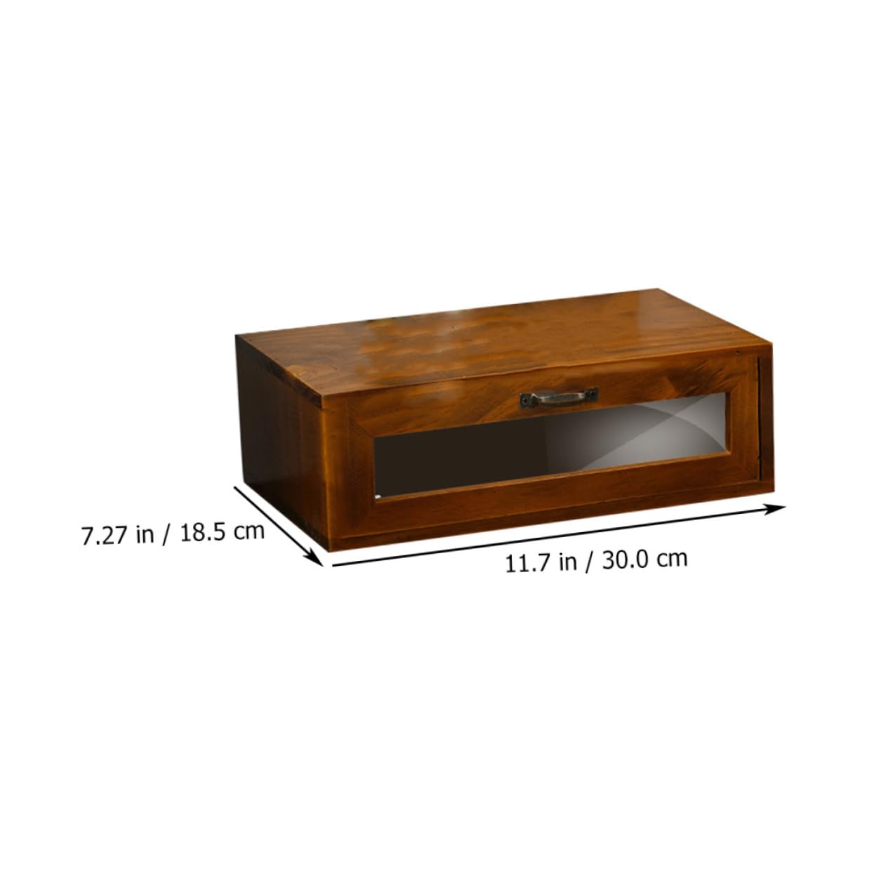 CIYODO Wooden Laptop Stand Riser with Storage - Adjustable Desktop Organizer for Computer, Printer, Monitor - Compact Home Office Desk Shelf for Couch, Kitchen, Vanity & Workspace (1-Piece, Natural Wood)