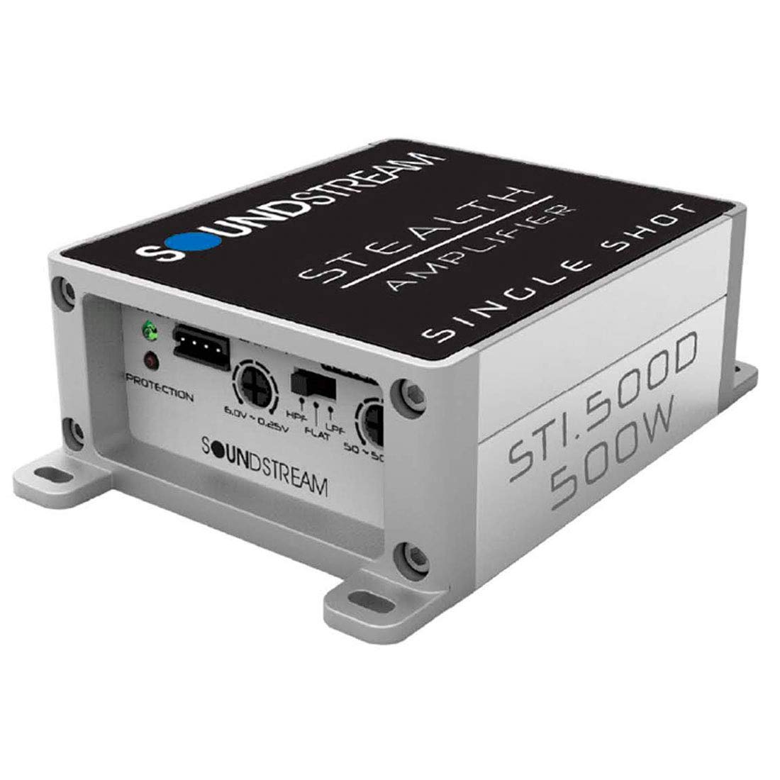 Soundstream Stealth ST1.500D Mono Subwoofer Amplifier - 150W RMS, 500W Max, Class D, 2 Ohm - Perfect for Car Audio & Home Theater Bass Boost