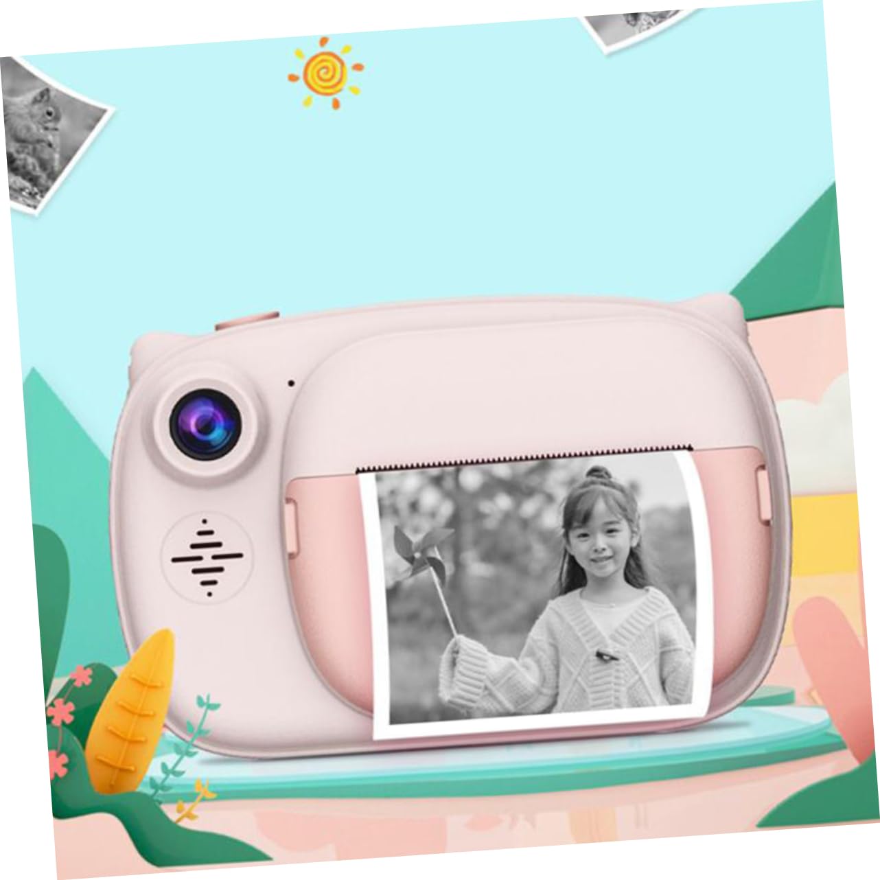 HEMOTON Thermal Paper Rolls for Kids Instant Camera - 6 Pack White Refill Paper, Compatible with Thermal Printers | Perfect for Birthday Gifts, Party Favors & Creative Photography