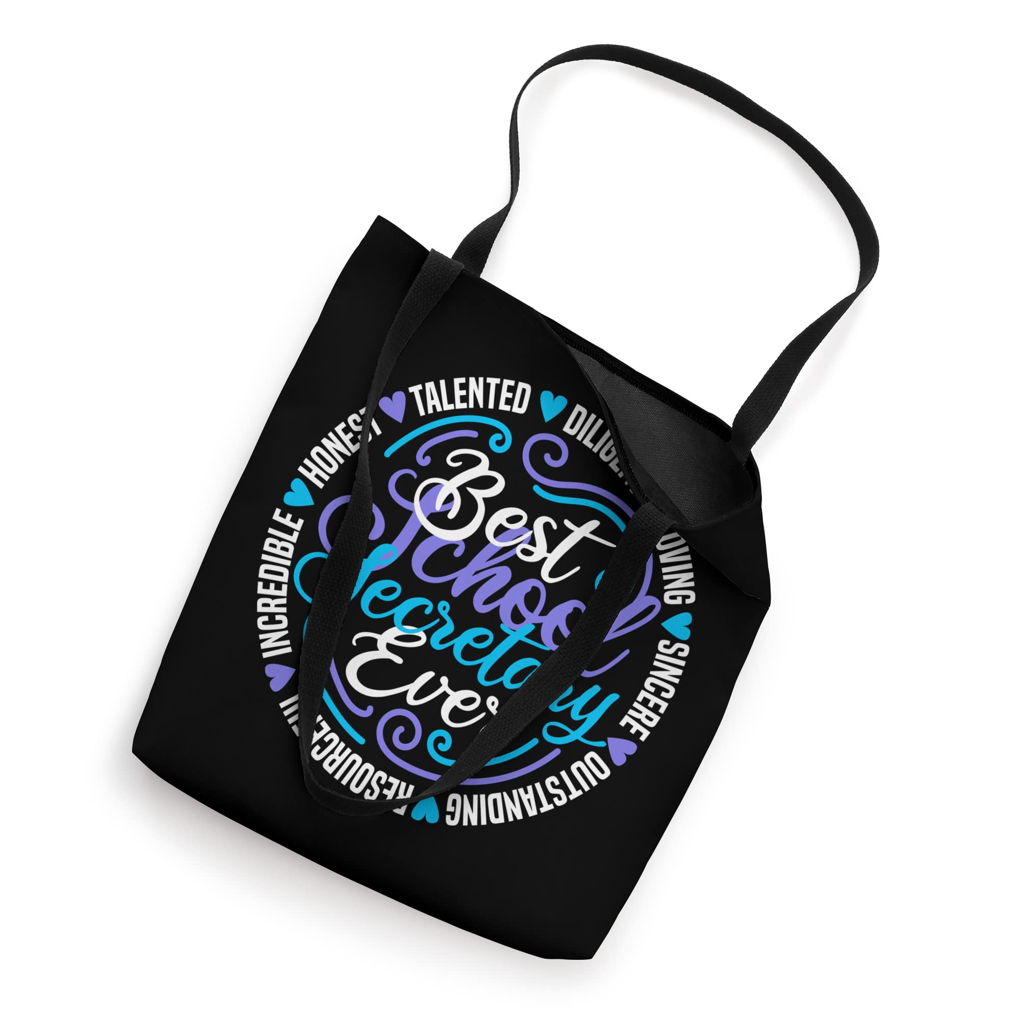 Stylish School Secretary Tote Bag - Durable Teacher Work Bag with Multiple Pockets - Perfect for Office, Classroom & Commuting