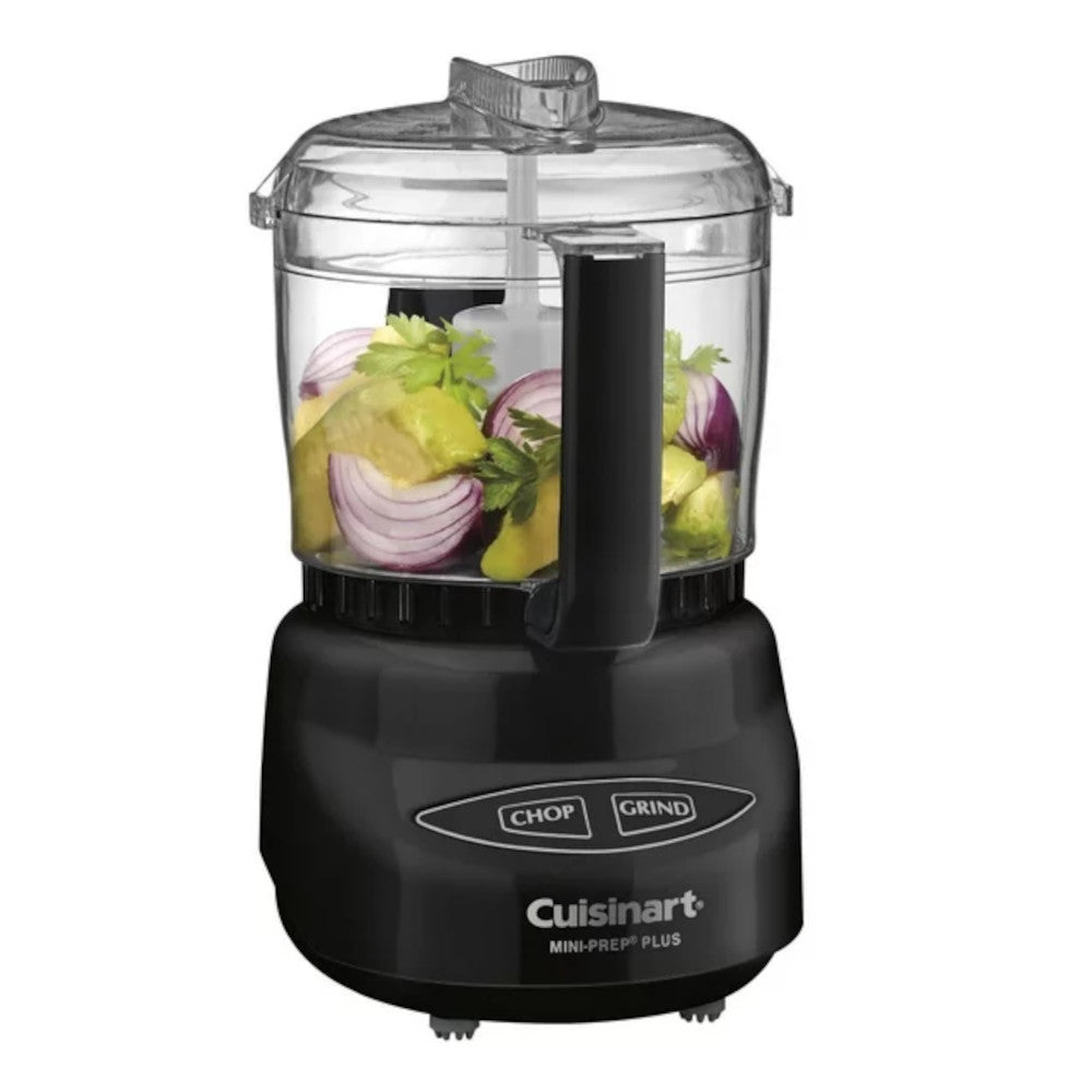 Cuisinart DLC-2ABKC Mini Prep Plus Food Processor - 3-Cup Capacity, Black - Perfect for Chopping, Grinding & Pureeing in Small Kitchens