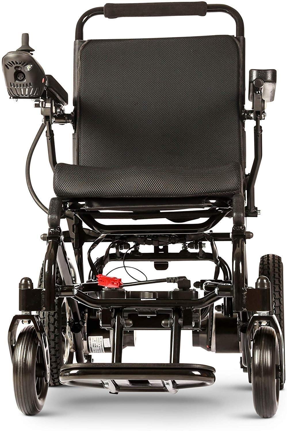 **Foldable Heavy Duty Electric Wheelchair for Adults - FAA Approved Travel Safe Power Wheelchair (Black) | Ideal for Air Travel, Outdoor Mobility & Daily Use**