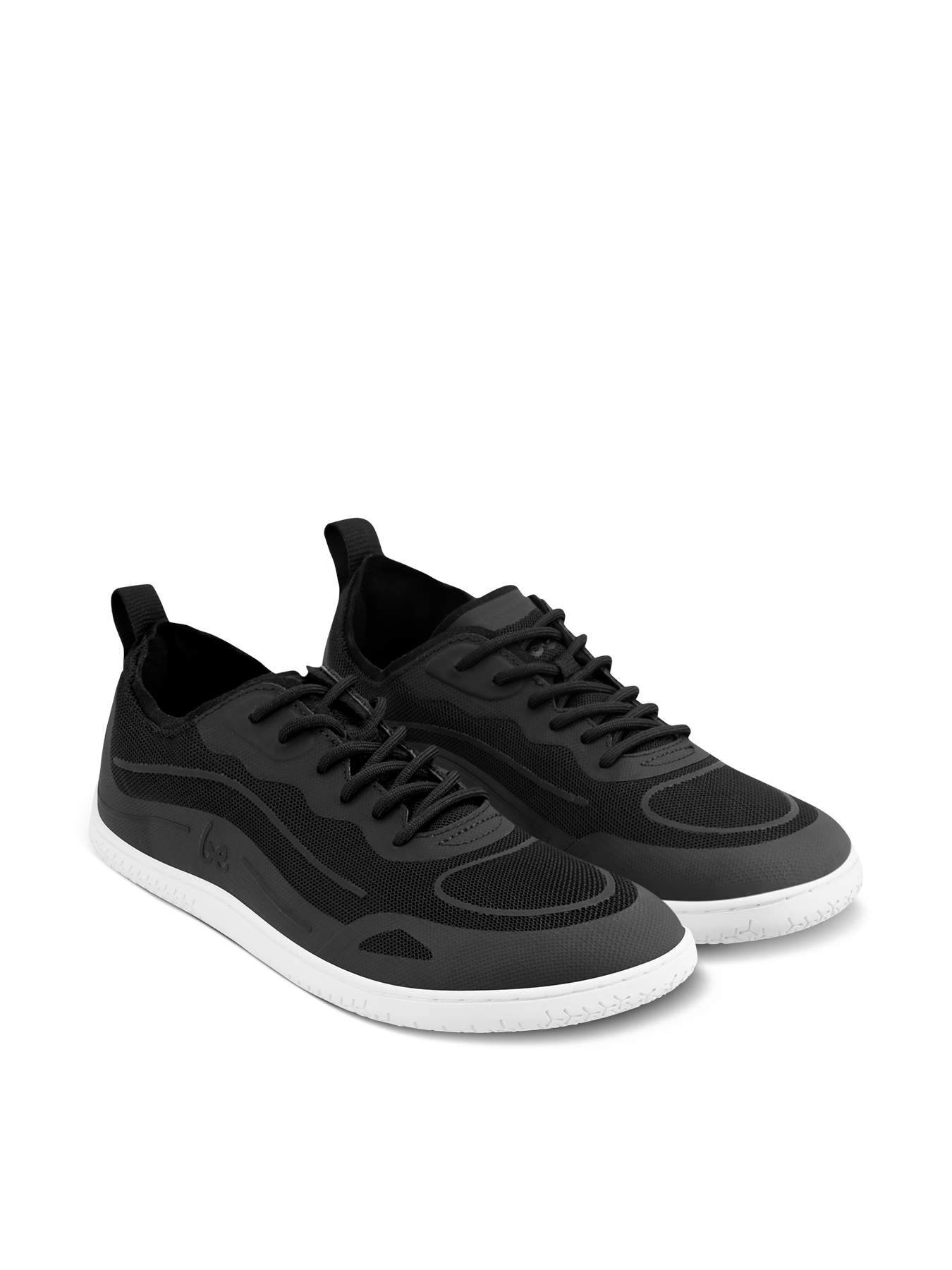 Barefoot Sneakers for Women & Men - Be Lenka Velocity Minimalist Running Shoes in Black | Lightweight & Flexible for Gym, Trail Running & Everyday Wear