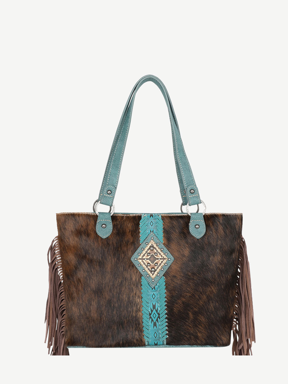 Trinity Ranch Genuine Cowhide Fringe Concealed Carry Purse - Stylish & Functional Women's Western Handbag for Everyday Use, Travel & Outdoor Adventures