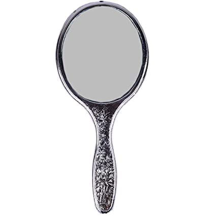 KYNA Decorative Hand Mirror - Compact Travel Makeup Mirror with Elegant Design, Portable Pocket Size for Women & Girls - Perfect for Travel, Home Vanity & On-the-Go Touchups