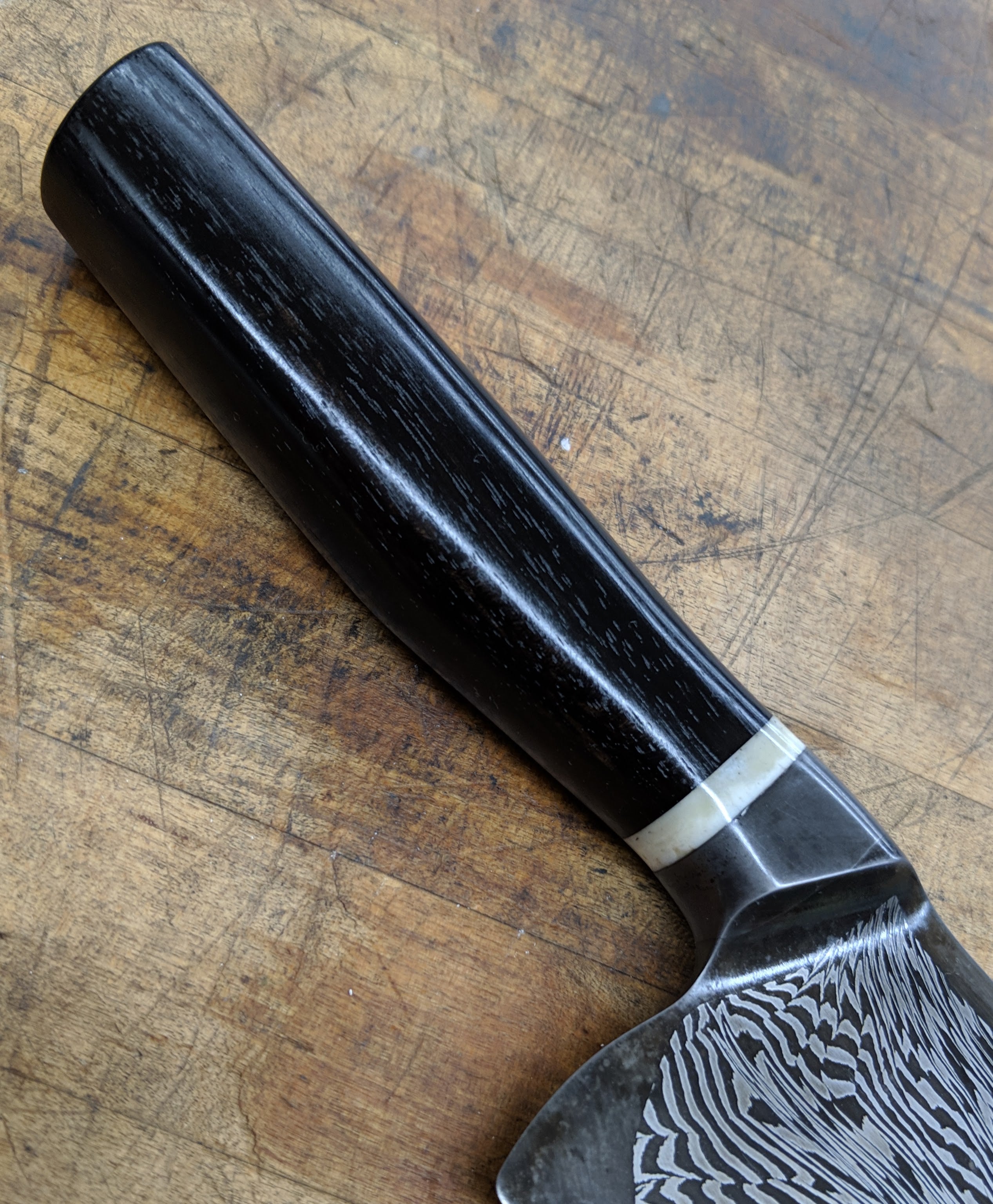 Blade and Hammer 9-Inch Damascus Steel Nakiri Knife - Professional Japanese Vegetable Knife for Chopping, Slicing & Dicing - Perfect for Home Chefs & Professional Kitchens