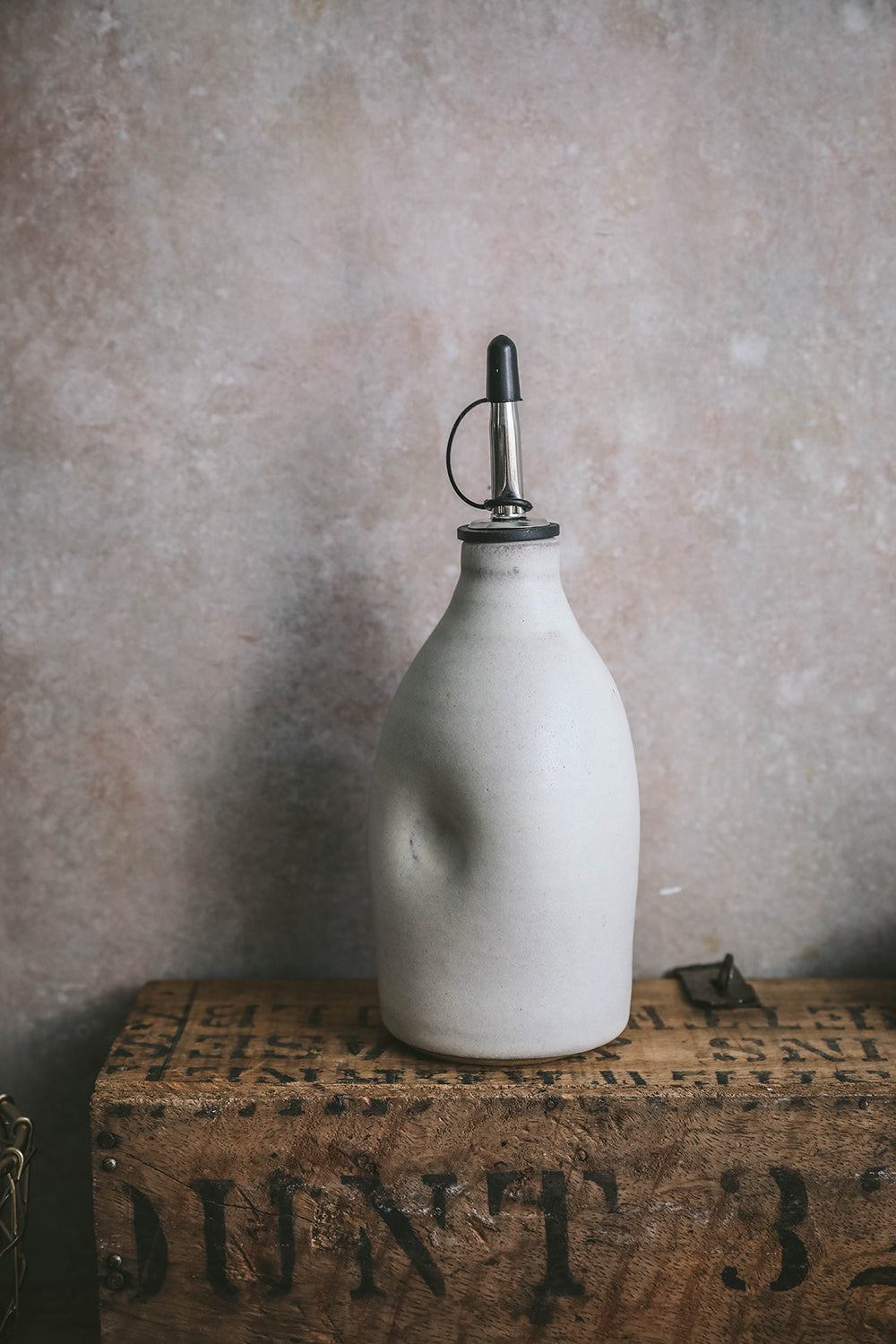 Premium Ceramic Oil Dispenser Bottle with Drip-Free Spout - Perfect for Kitchen, Salad Dressing & Gourmet Cooking