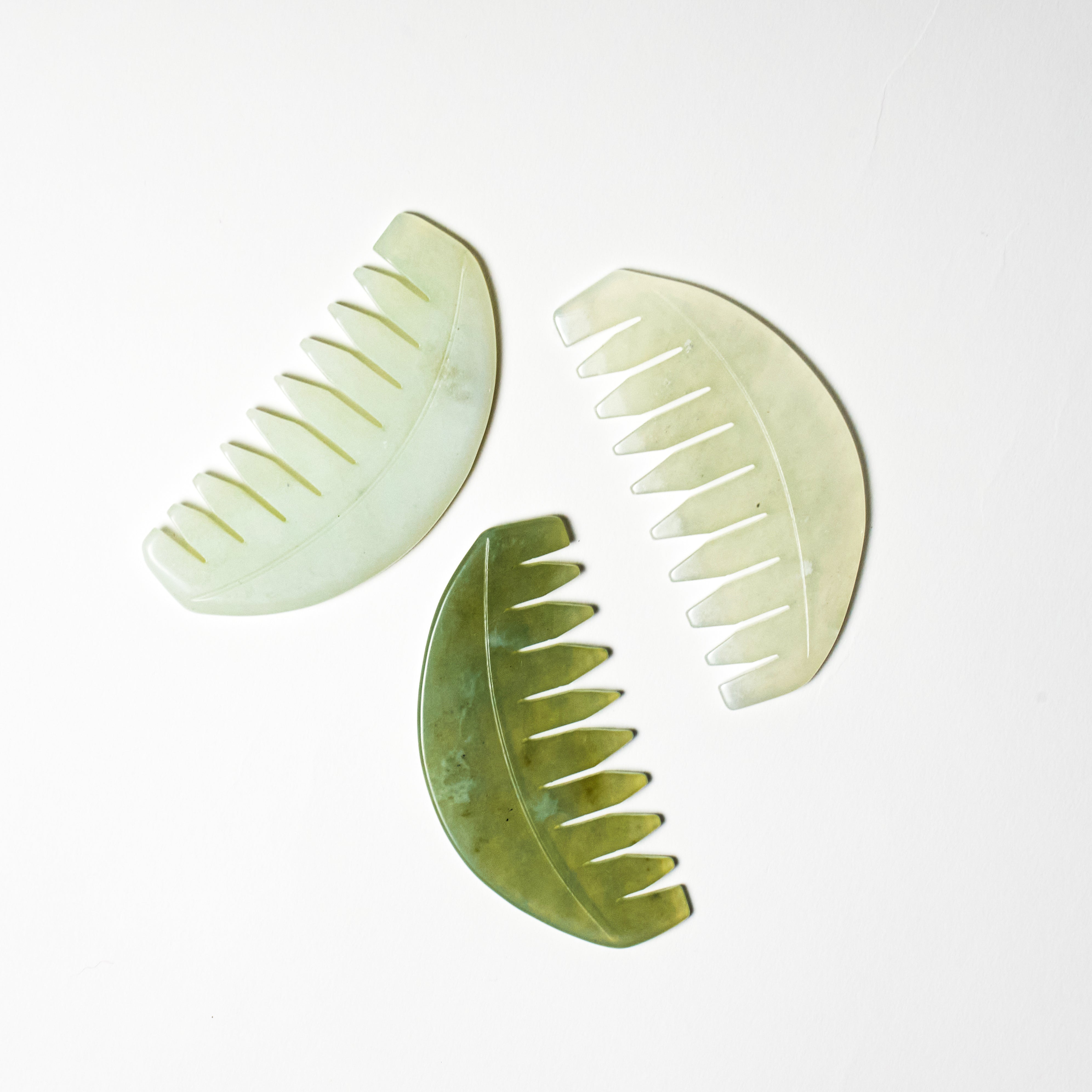 Scalp Gua Sha Tool for Hair Growth & Relaxation - Natural Jade Massager for Scalp Care & Stress Relief - Perfect for Home Spa & Self-Care Routine