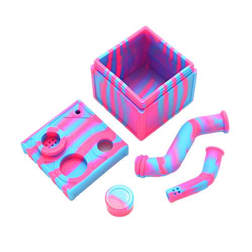 Premium Silicone Dab Rig Kit - Portable & Durable Utility Box Design for Concentrates - Perfect for Travel, Camping, and On-the-Go Dabbing Sessions