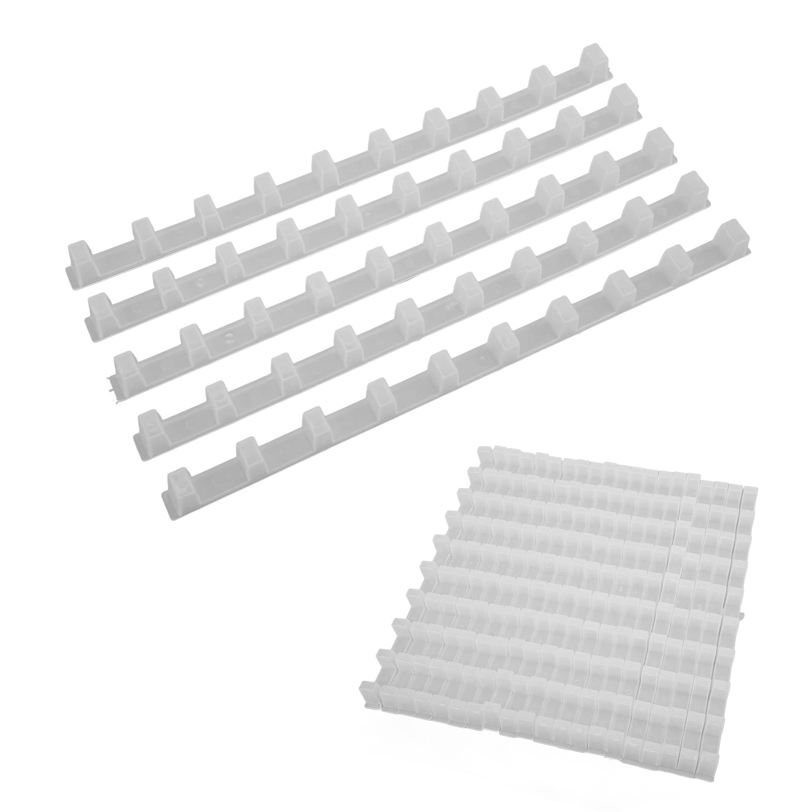 EVTSCAN Plastic Beehive Frame Spacers - 20 Pack Beekeeping Tools for Perfect Hive Frame Spacing | Ideal for Honey Production, Pollination & Backyard Beekeeping