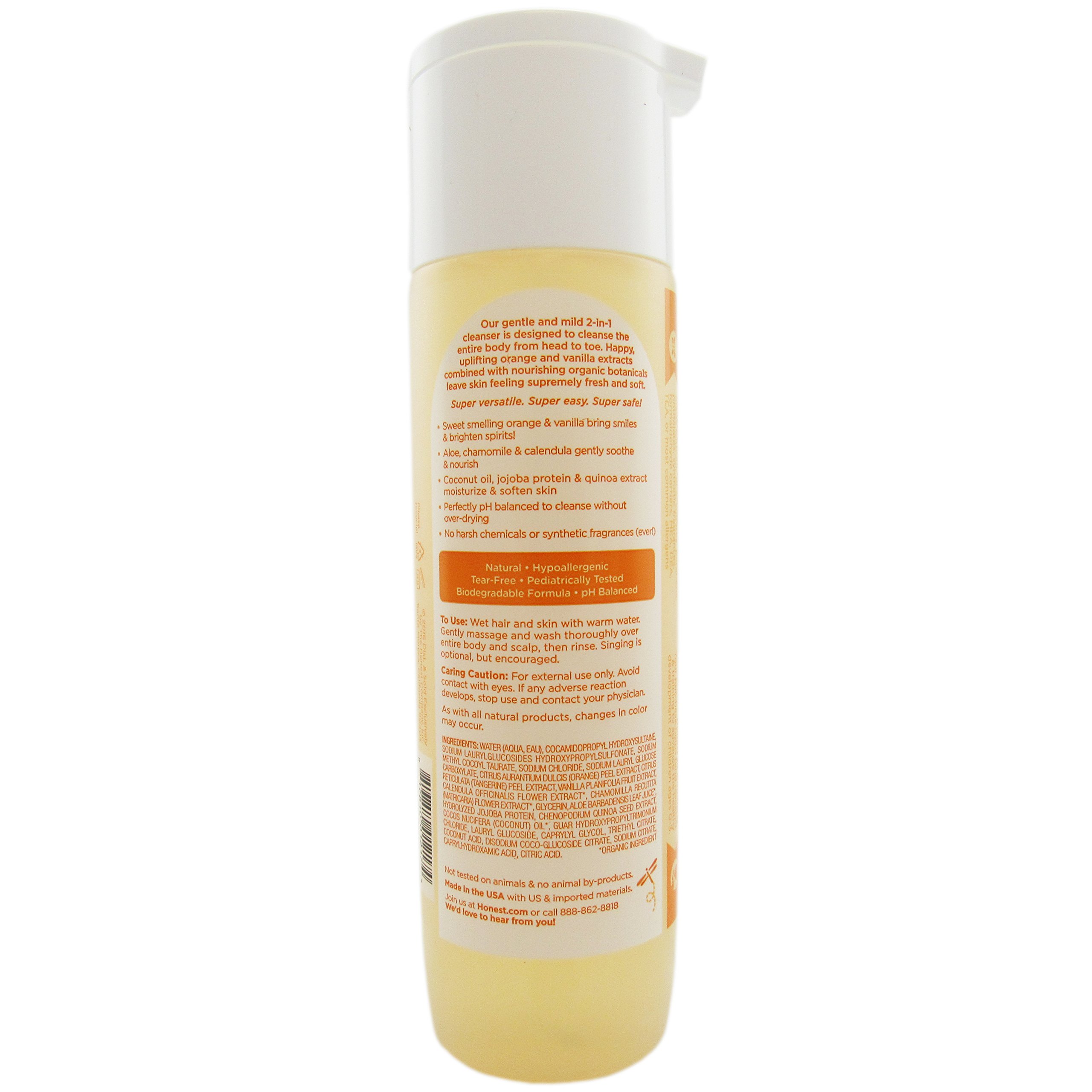 The Honest Company Shampoo & Body Wash, Conditioner & Bubble Bath Variety Pack - Gentle Baby & Kids Bath Essentials for Sensitive Skin - Perfect for Daily Bath Time, Travel & Gift Sets
