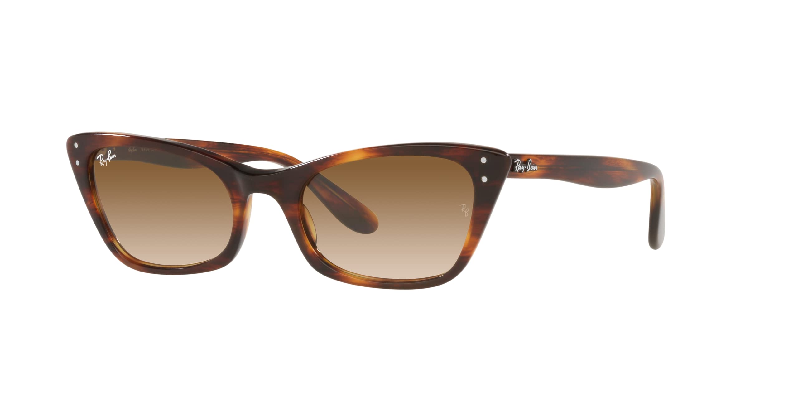 Ray-Ban RB2299 Lady Burbank Cat Eye Sunglasses for Women - UV Protection, Polarized Lenses, Retro Style - Perfect for Driving, Beach, and Outdoor Activities