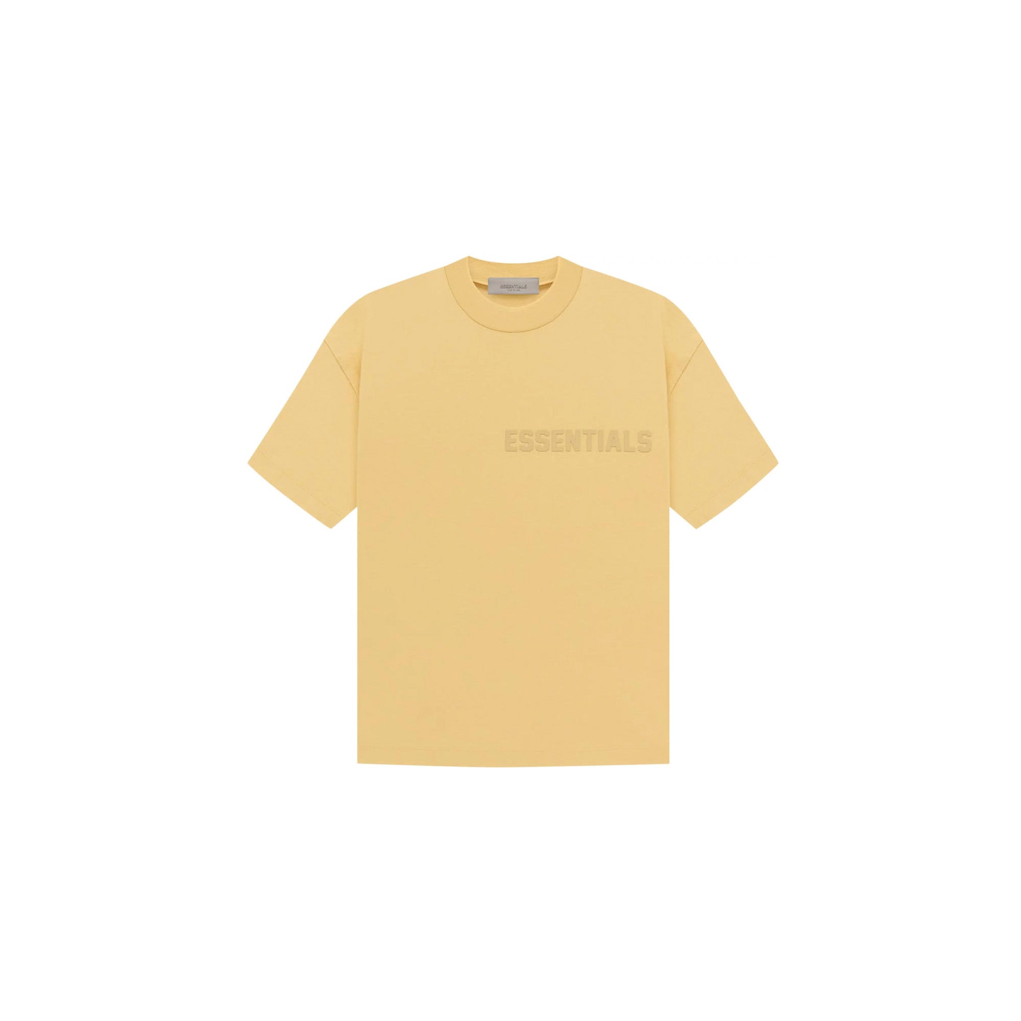 Fear of God Essentials T-Shirt 'Light Tuscan' 2023 Collection - Premium Cotton Streetwear Tee for Men's Casual Wear & Layering