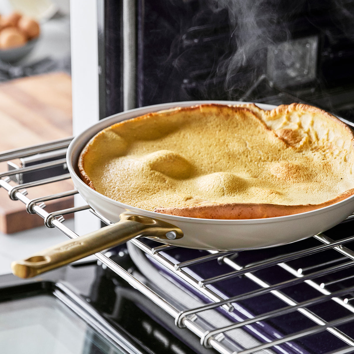 Premium Nonstick Ceramic Fry Pan Set - 8