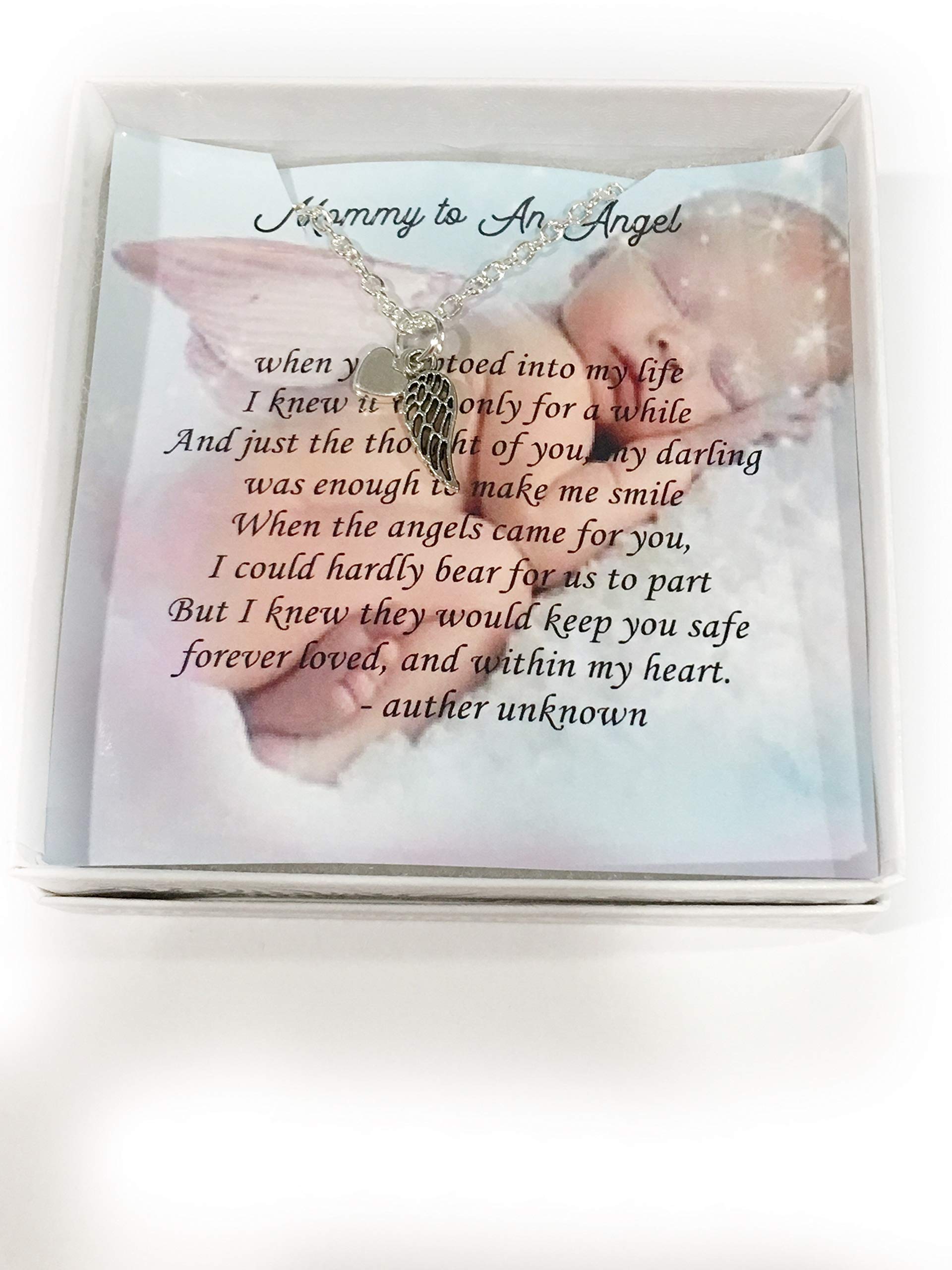 Miscarriage Memorial Necklace - Sympathy Gifts for Infant Loss, Stillborn Baby Keepsake for Grieving Mothers - Perfect for Remembrance, Healing & Comfort