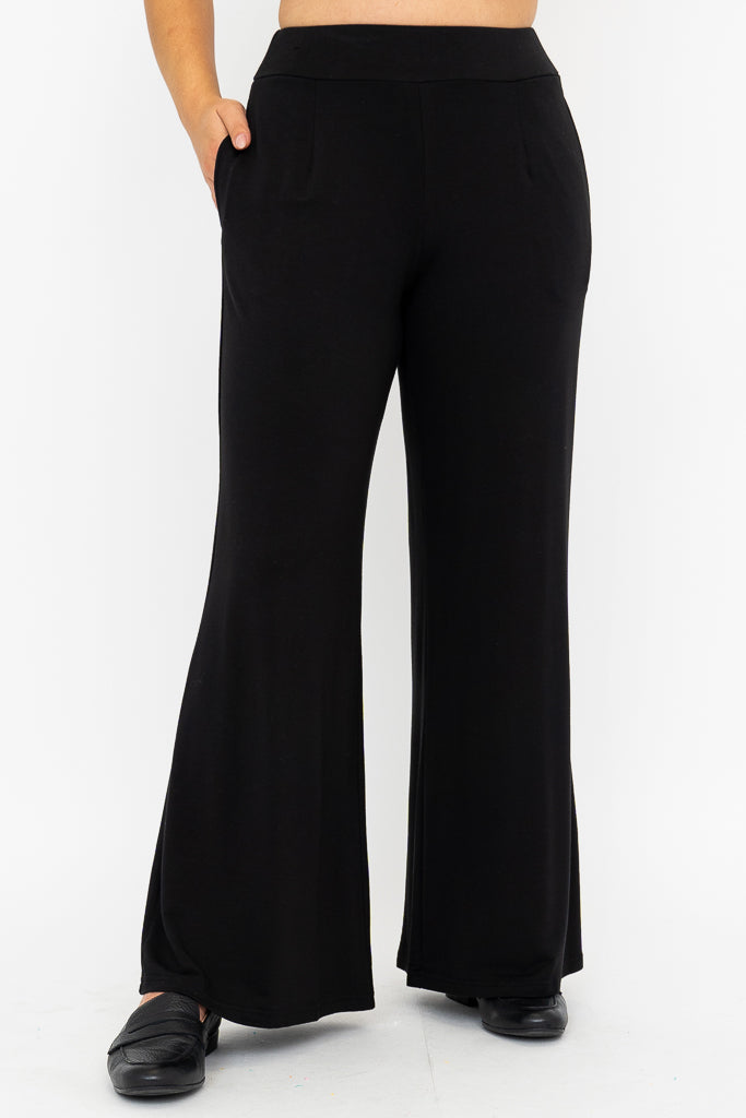 Jondo Bamboo Pants for Men & Women - Soft & Breathable Black Bamboo Fabric - Perfect for Yoga, Lounge & Travel