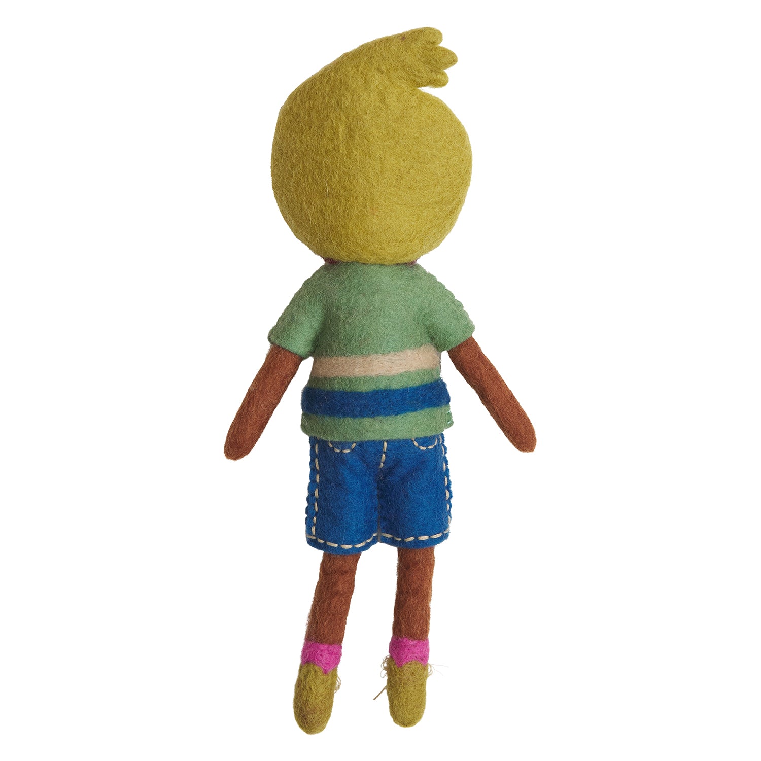 Bernard Felt Doll - Handmade Soft Plush Toy for Kids & Collectors | Perfect for Nursery Decor, Birthday Gifts & Cuddling