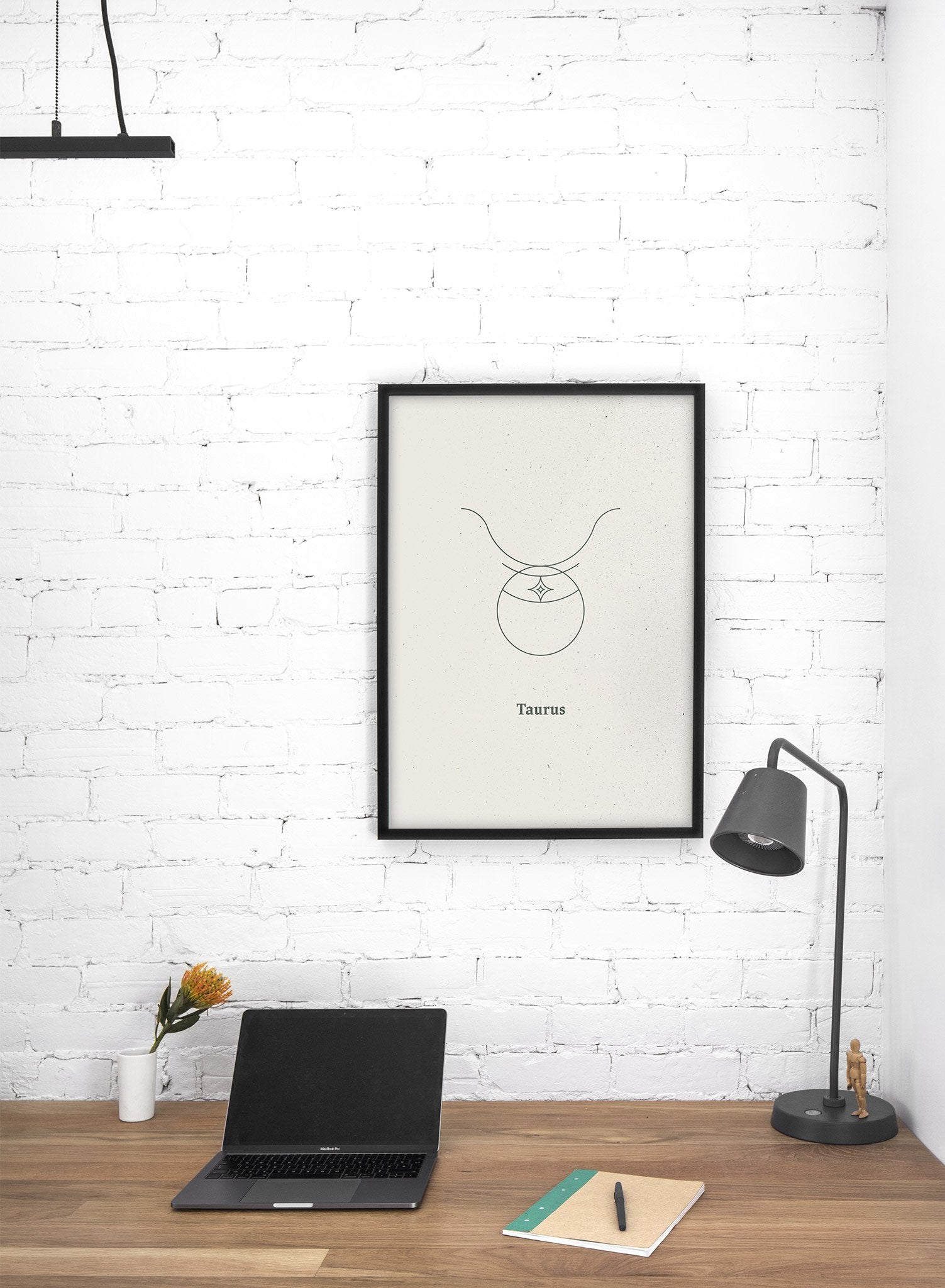 Minimal Taurus Poster - Modern Zodiac Wall Art for Home & Office Decor - Perfect for Living Room, Bedroom & Gifts
