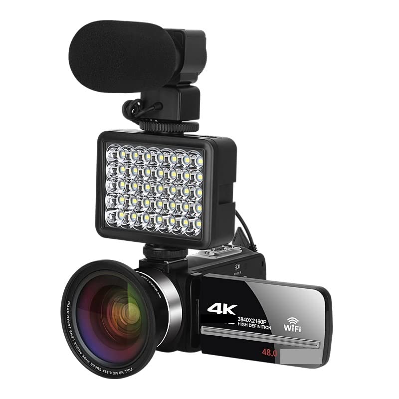 With Mic Lens Light