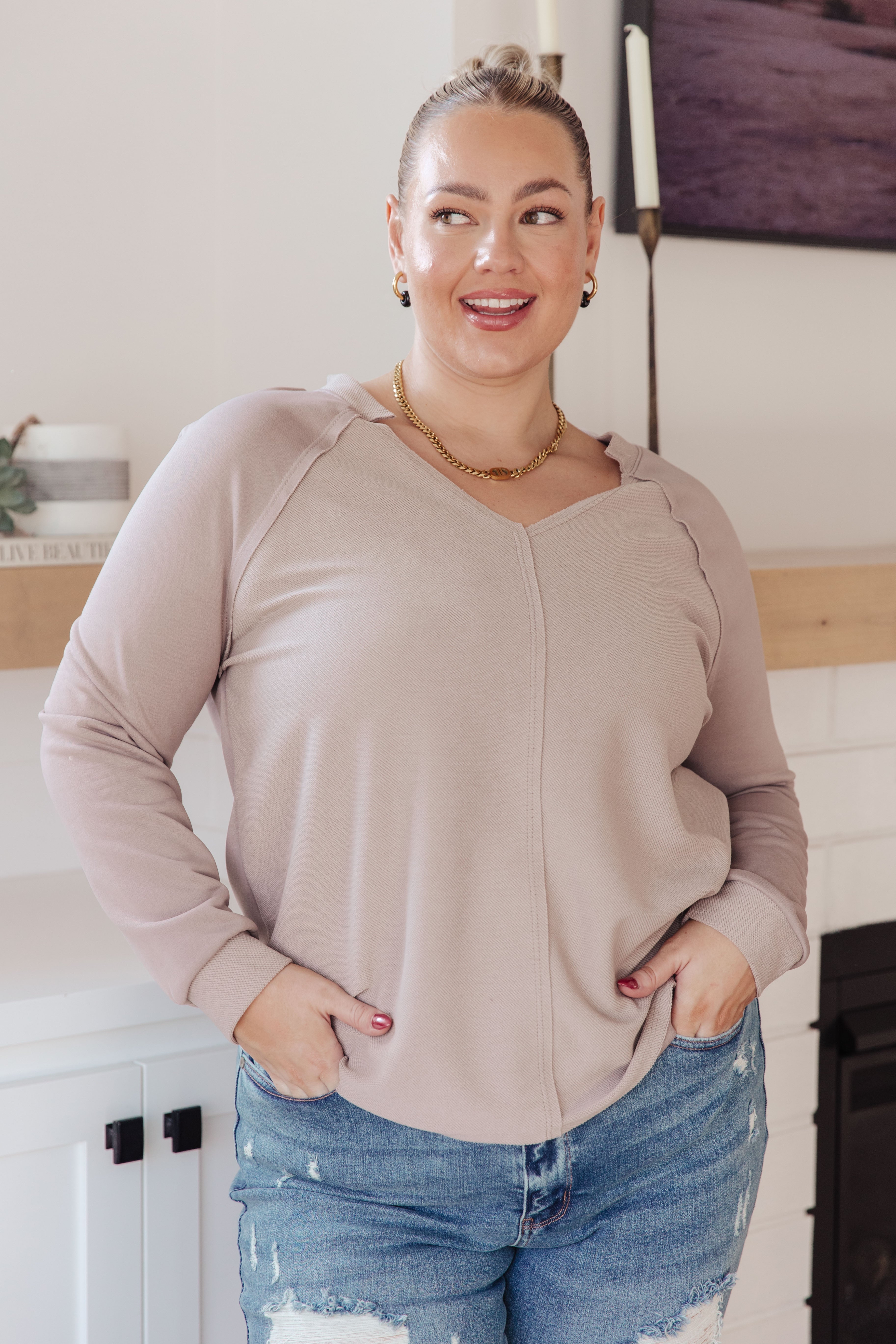 Stylish Women's V Neck Top - Trendy Casual & Party Wear for Everyday Outfits | Perfect for Work, Dates & Social Events