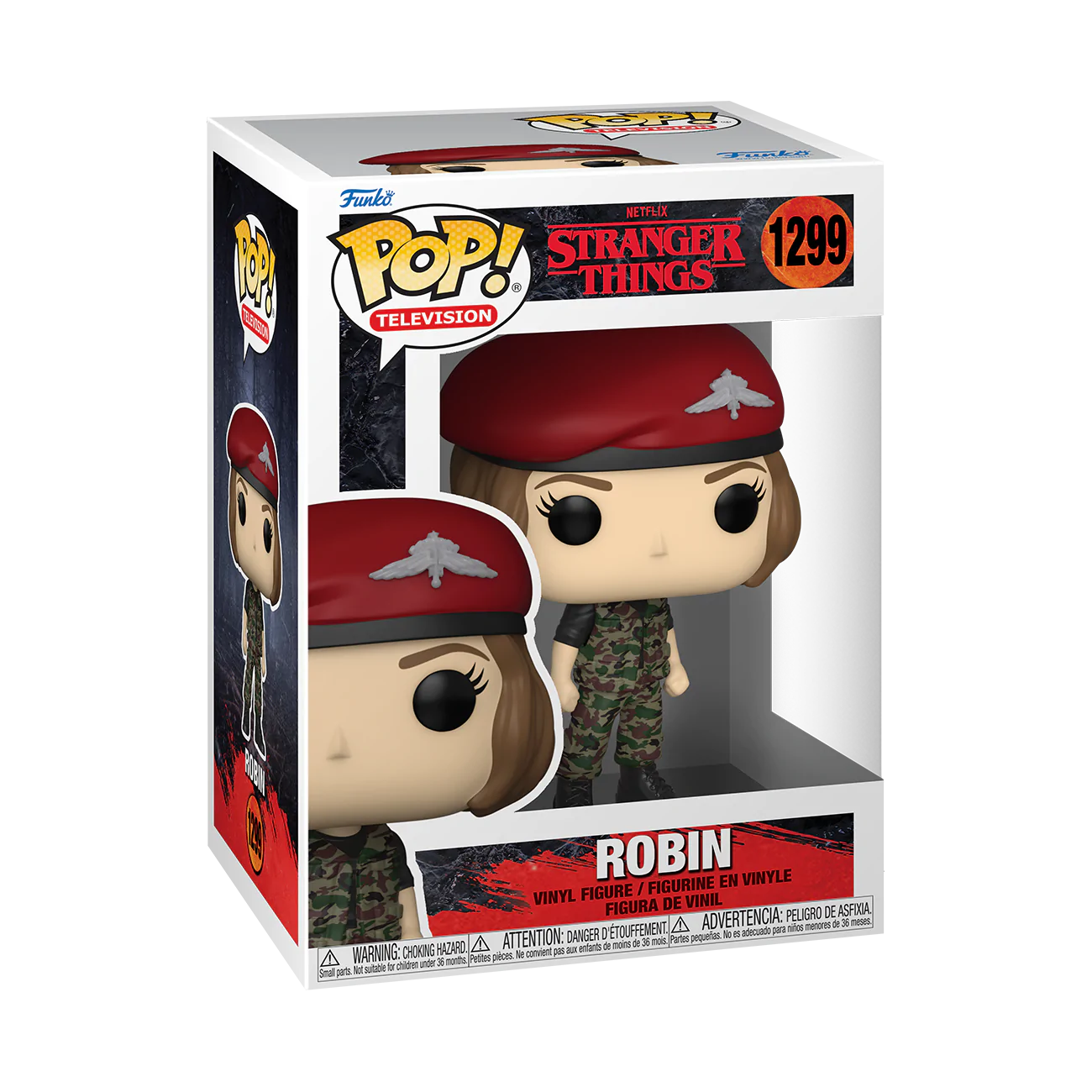 Stranger Things Robin in Hunter Outfit Costume - Official Netflix Merchandise for Halloween Cosplay & TV Show Fans