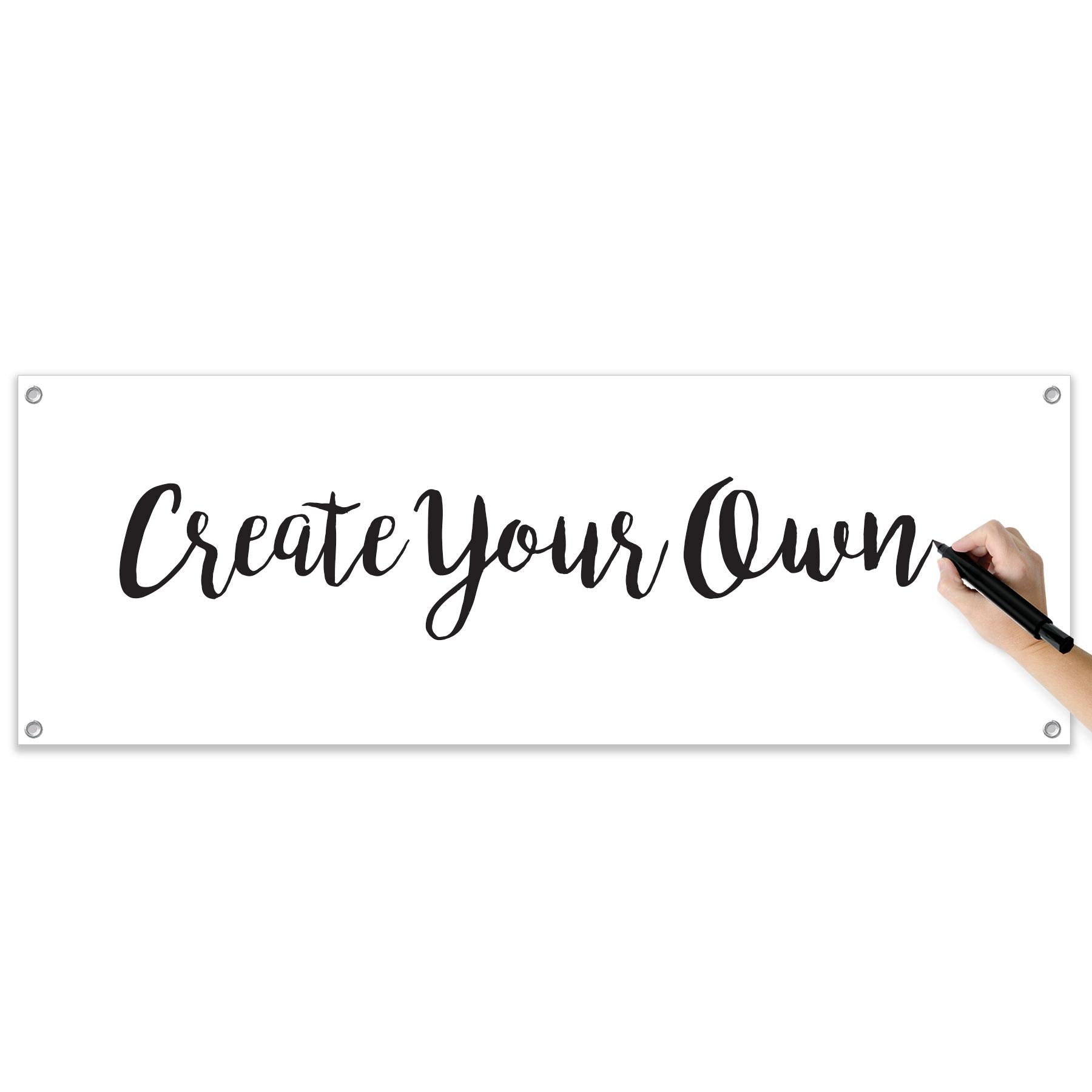 12 Pack Beistle Blank Sign Party Banner - DIY Customizable Party Decorations for Birthdays, Weddings & Events