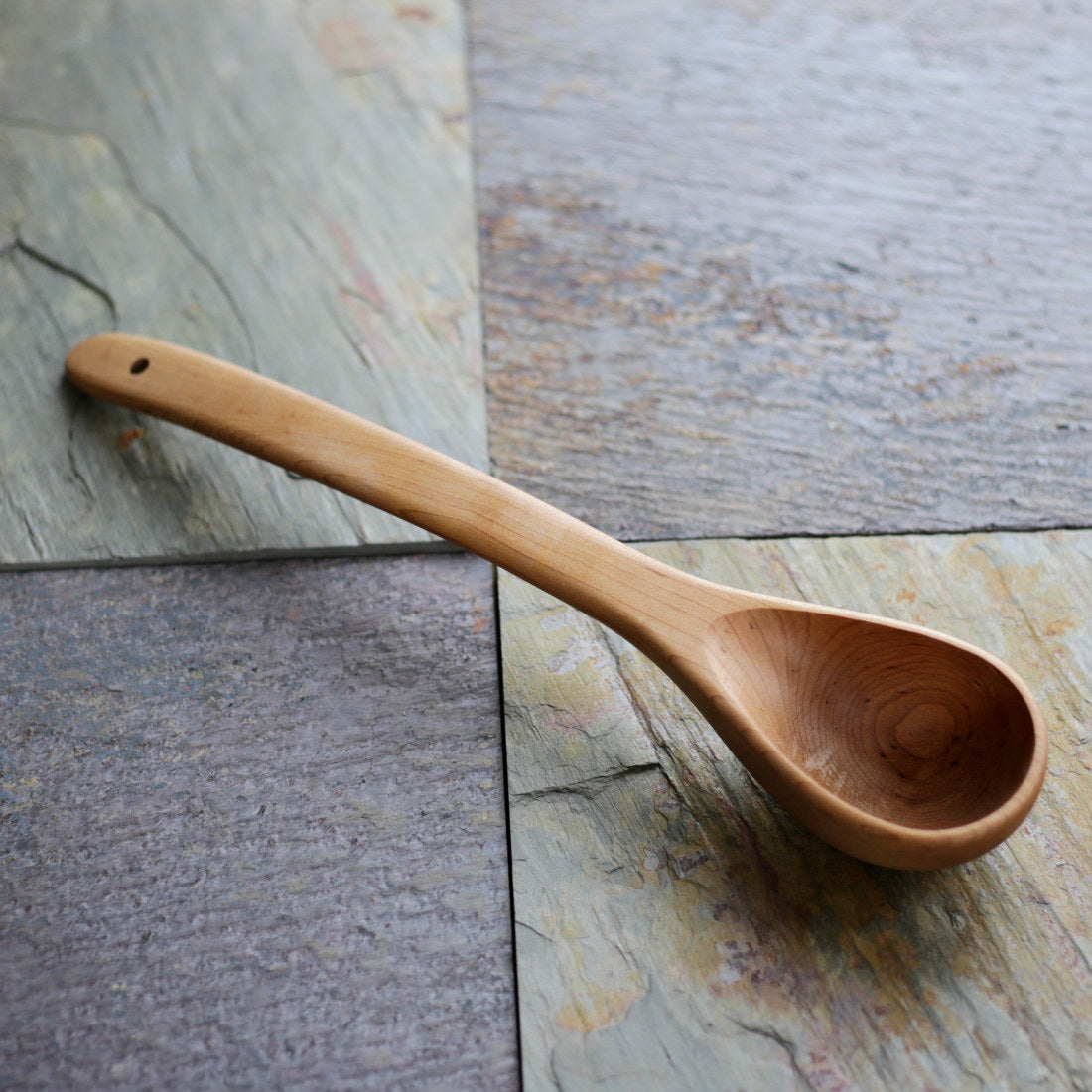 Handmade Wooden Ladle - Natural Cooking Utensil for Soup, Stew & Serving - Perfect for Kitchen & Camping Use