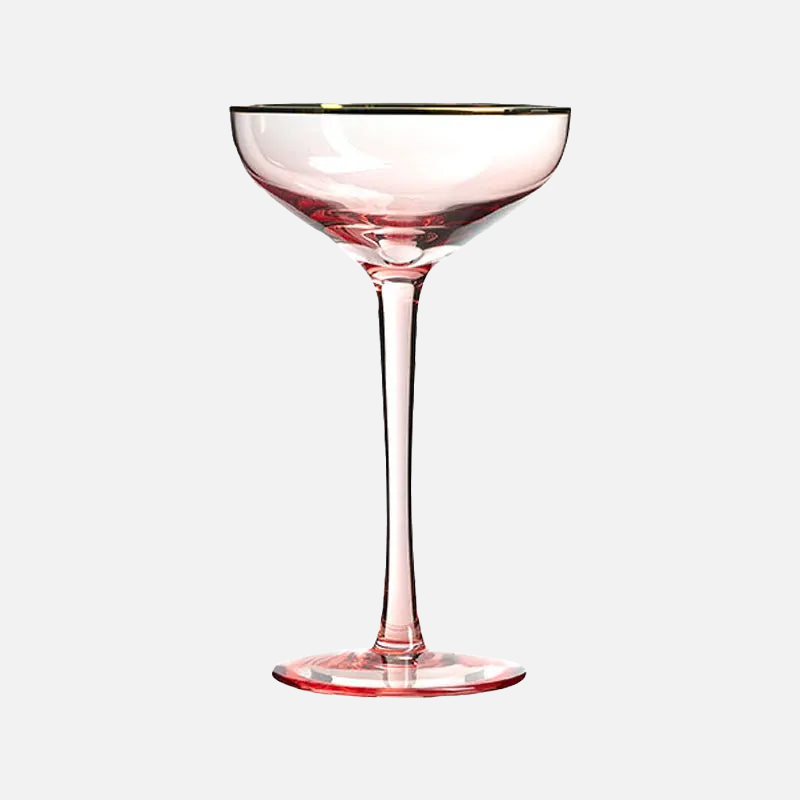Pinkshot Elegant Cocktail Glass Set - 4-Piece Shatterproof Stemware for Margaritas, Martinis & Wine - Perfect for Parties, Weddings & Home Bar Decor