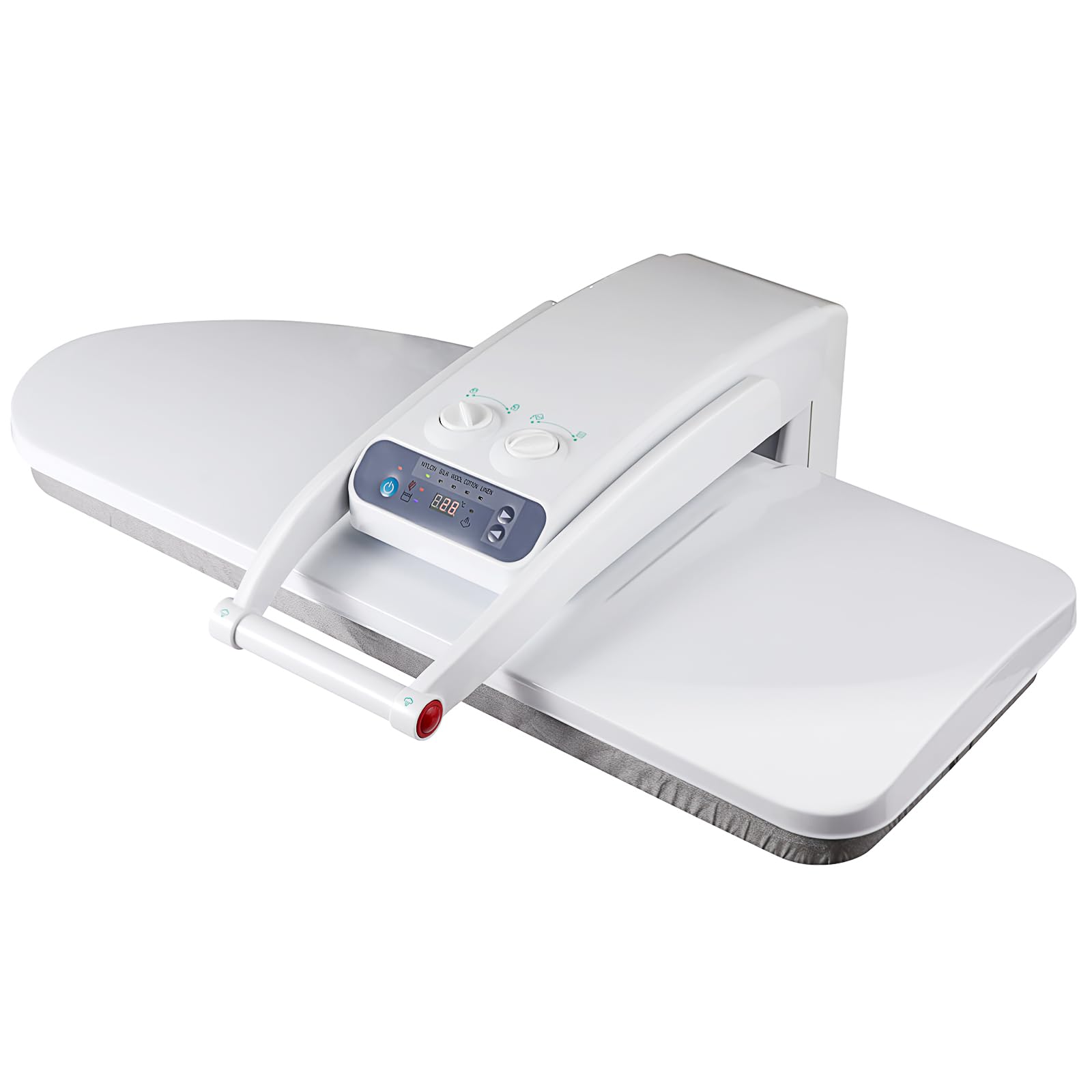 1800W Large Steam Press Machine with LED Display - 31”x12” Professional Clothes Press for Home & Business - Digital Fabric Steamer with 5 Temperature Settings & Steam Burst Function - Perfect for Laundry Shops, Tailoring & Home Garment Care