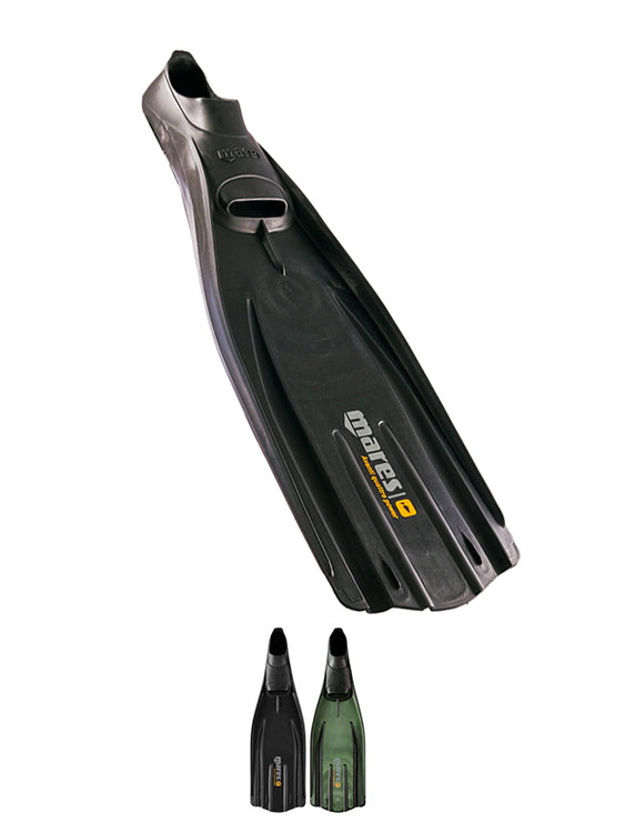 Mares Quattro Power SF Open Heel Scuba Diving Fins - Lightweight & Comfortable for Snorkeling, Spearfishing & Underwater Photography