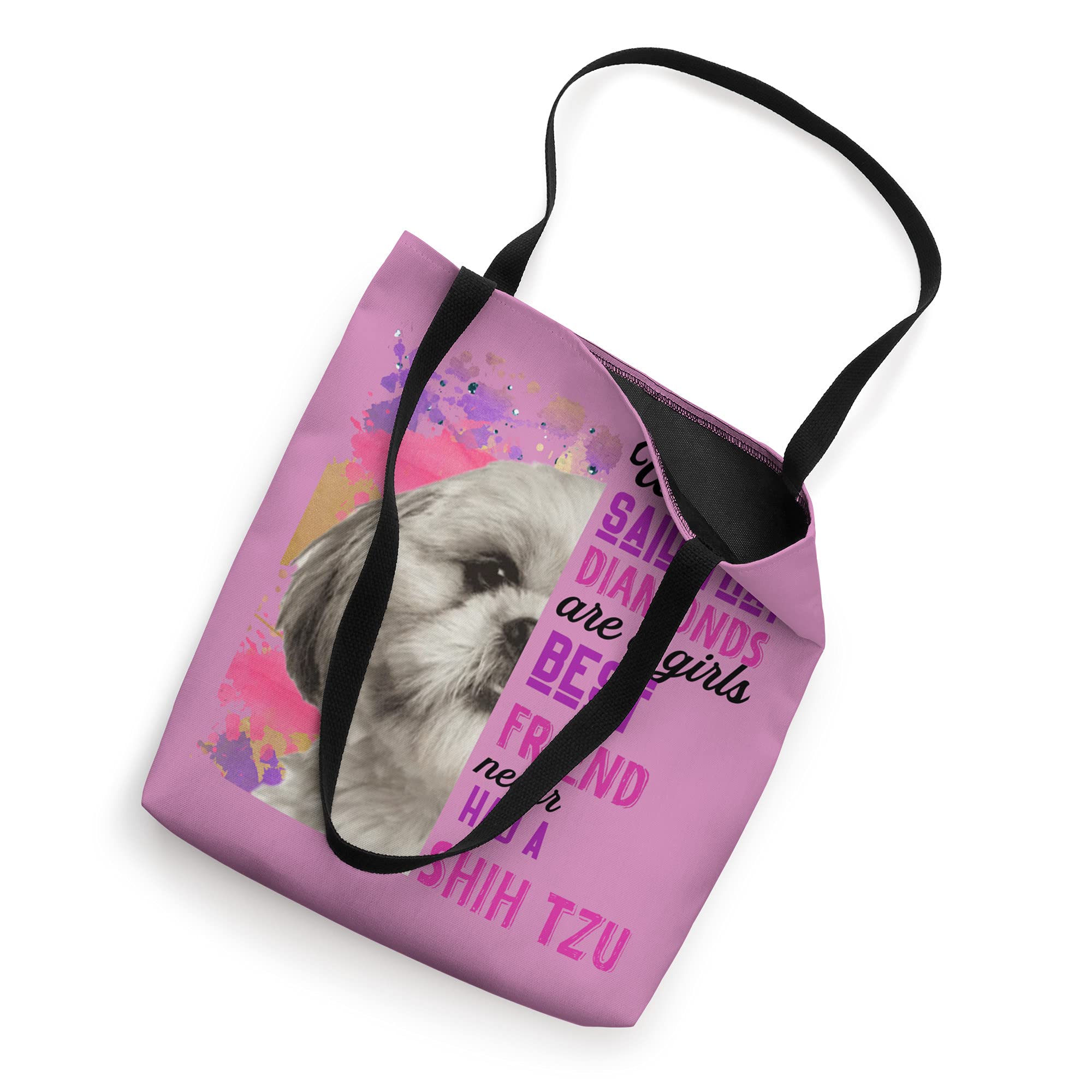 Funny Shih Tzu Dog Mom Tote Bag - Perfect Gift for Dog Lovers, Ideal for Grocery Shopping, Beach Trips & Daily Errands