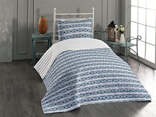 Sea Blue Charcoal Grey