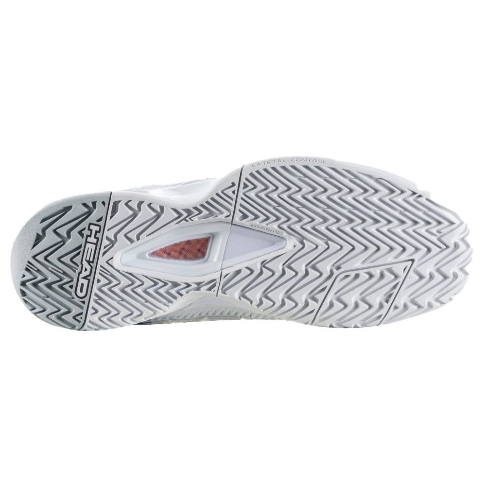Head Revolt Pro 4.0 Women's Tennis Shoes - Lightweight & Breathable White/Grey Athletic Shoes for Women - Perfect for Tennis, Training & Gym Workouts
