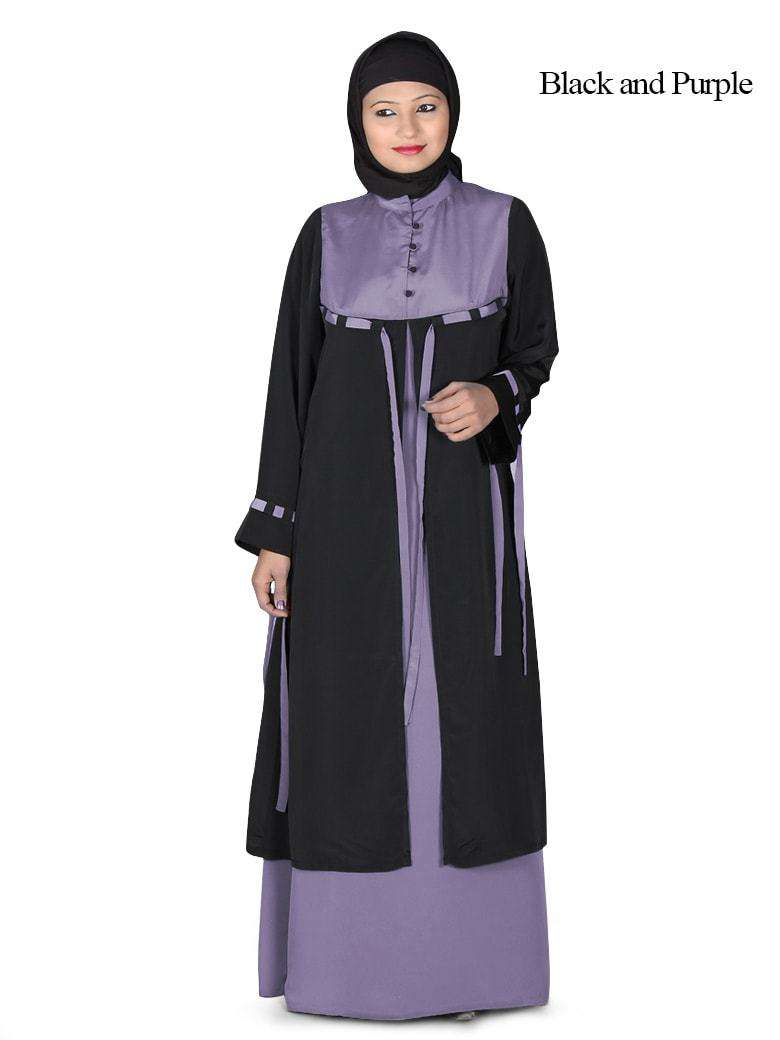 Elegant Amina Abaya - Modest Islamic Dress for Women - Perfect for Prayer, Eid, and Special Occasions