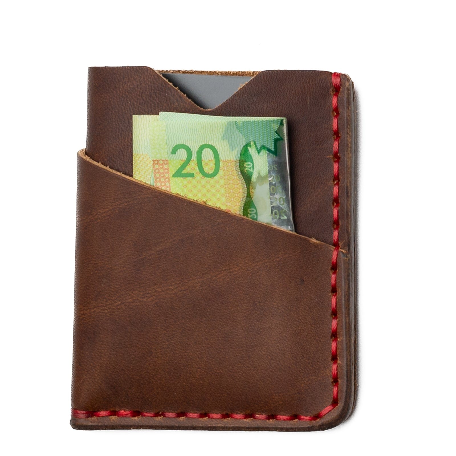 Genuine Leather Front Pocket Wallet for Men - Slim RFID Blocking Minimalist Wallet - Perfect for Travel, Everyday Carry & Gift Giving