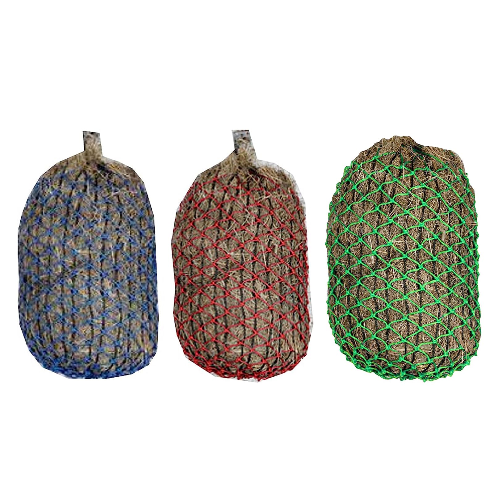 Elim-a-Net Horse Feeding Hay Net - Durable Red Hay Feeder for Horses - Perfect for Stables, Pastures, and Trail Riding