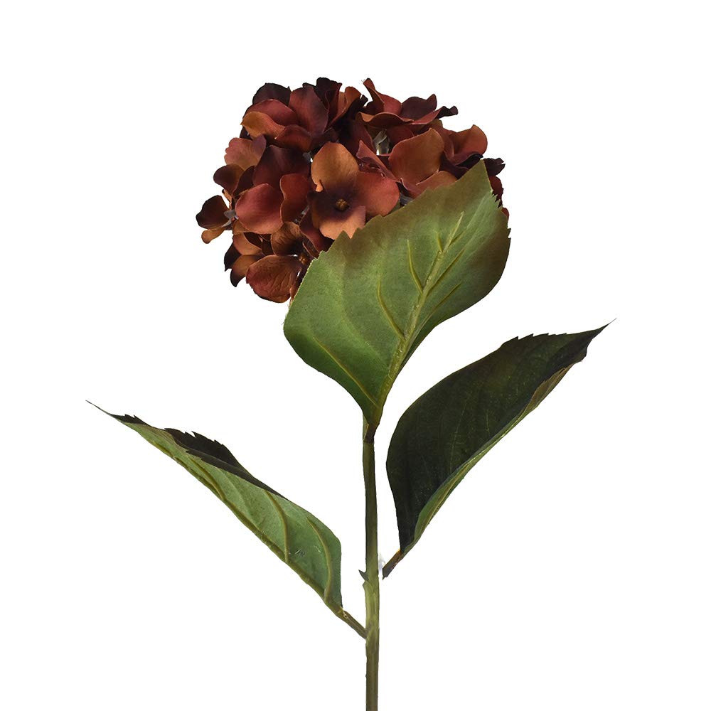 Homeford Artificial Hydrangea Flowers Spray - 26 Inch Crimson Red Fake Hydrangea Stems for Home Decor, Wedding Centerpieces, Floral Arrangements & DIY Crafts