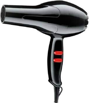 Nirvani NV-6130 Professional Salon Hair Dryer 1800W - 2 Speed & Heat Settings, Removable Filter & Airflow Nozzle - Fast Drying for Men & Women (Black) - Perfect for Home, Salon & Travel Use