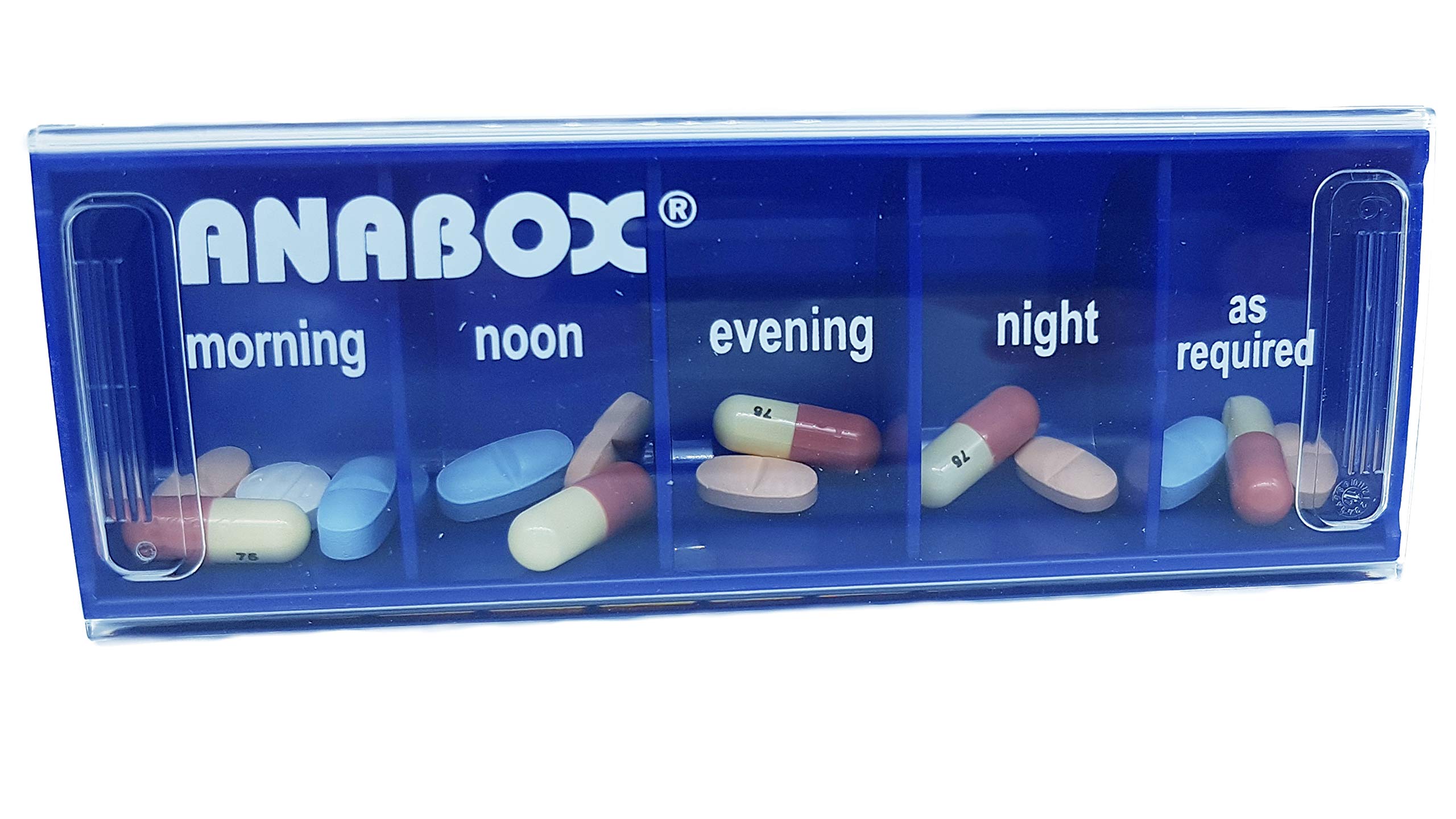 CINIBOX Premium Daily Storage Box - Dark Blue | Organizer for Home, Office & Travel | Compact & Durable Plastic Container for Jewelry, Stationery & Small Items