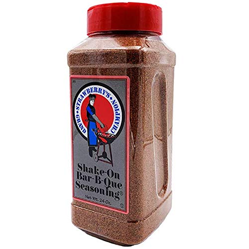 Strawberry's Grand Champion BBQ Seasoning - Shake-On Barbecue Rub (24 oz) | Perfect for Grilling, Smoking & Roasting Meats | Enhance Flavor for Steak, Ribs, Chicken & More