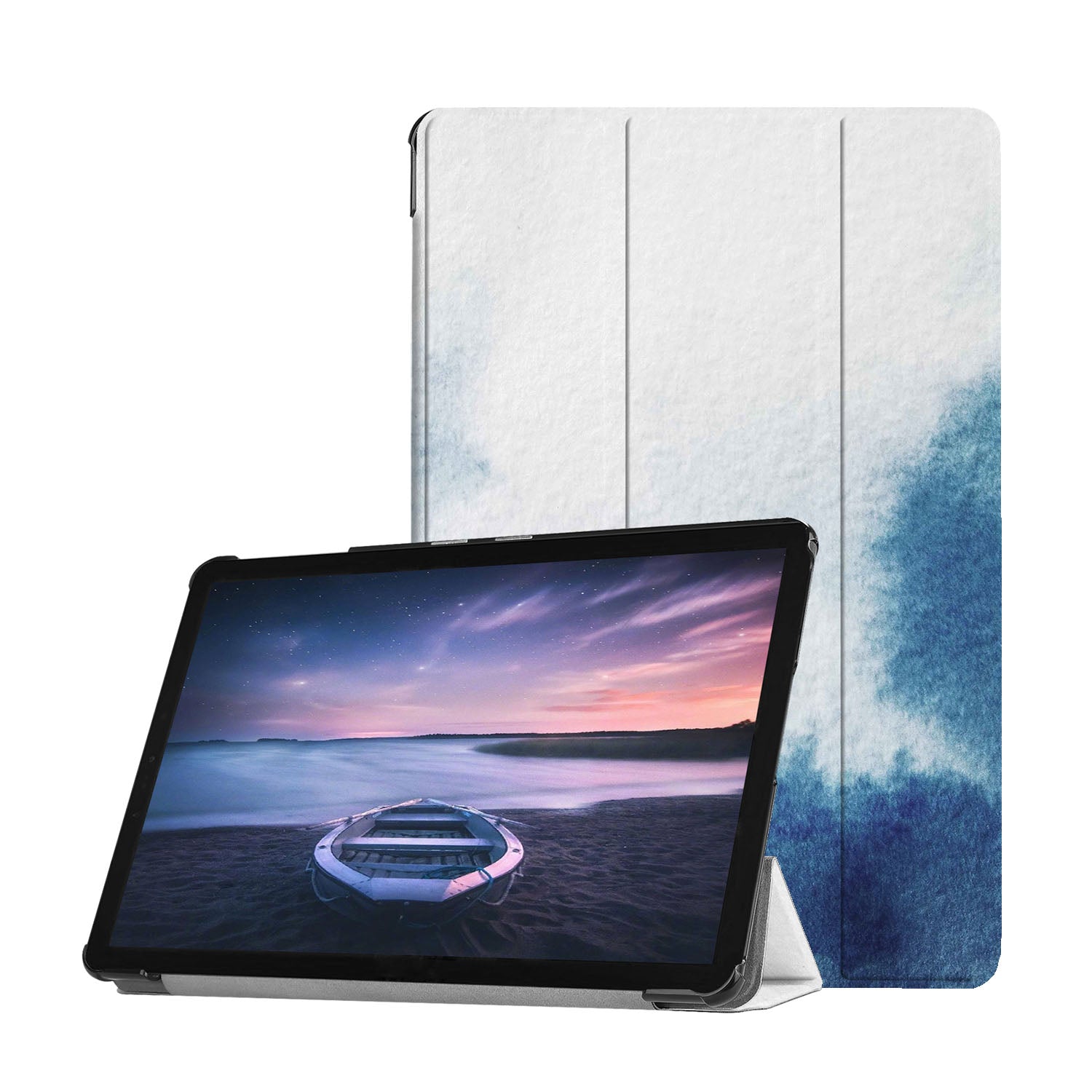 Samsung Tablet Case with Abstract Ink Painting Design - Protective Cover for Samsung Galaxy Tab A/S6/S7/S8 - Lightweight & Durable for Home, Office, and Travel Use
