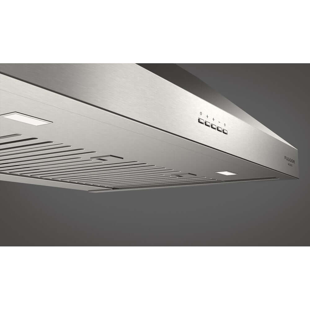 Fulgor Milano 30 Inch 450 CFM Stainless Steel Under Cabinet Range Hood - F4UC30S1 | Powerful Kitchen Ventilation for Smoke & Odor Removal | Perfect for Modern Home Cooking