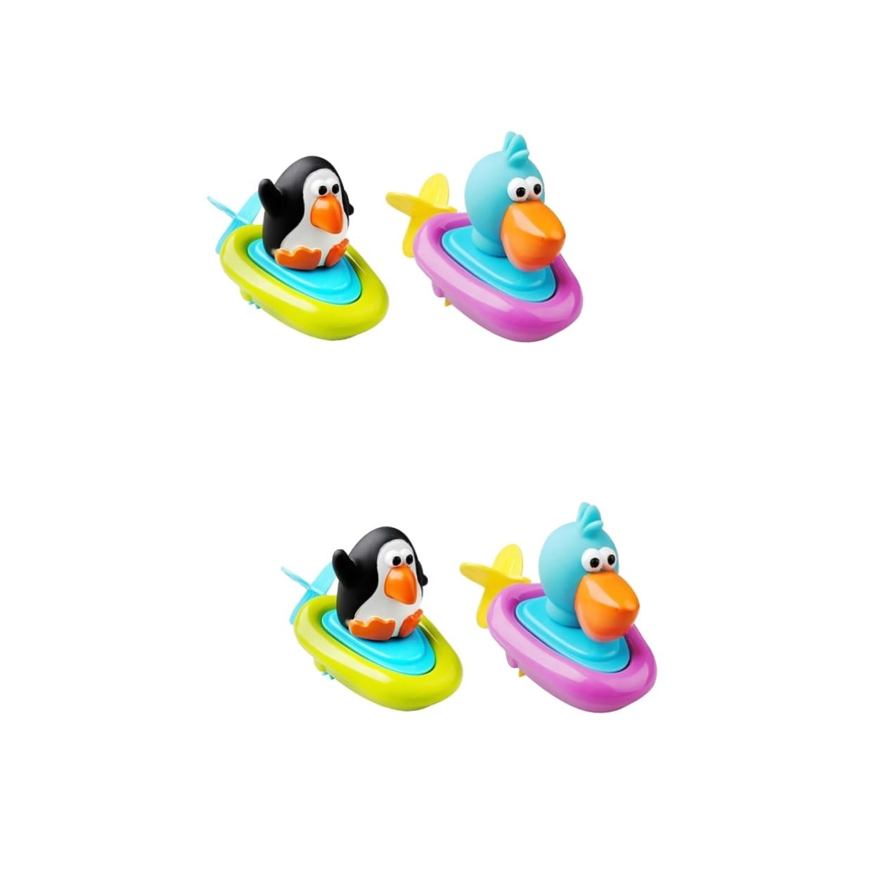 VICASKY 4-Piece Water Play Toy Set for Kids - Bathtub Toys, Bath Time Fun, Pool & Outdoor Water Games - Perfect for Toddlers & Children Ages 3+
