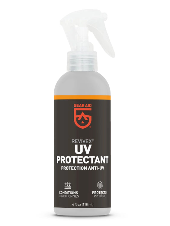 Gear Aid (McNett) UV Protectant Spray - Waterproof Sun Protection for Outdoor Gear, Tents, Awnings & More - Prevents Fading & Damage from Sun Exposure